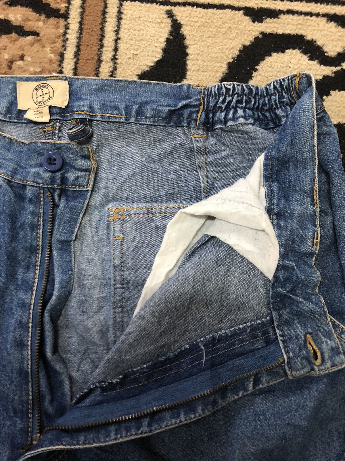Haband × Vintage VINTAGE HABAND TRAVELER CARGO MULTI POCKET DENIM Size US 33 - 4 Thumbnail