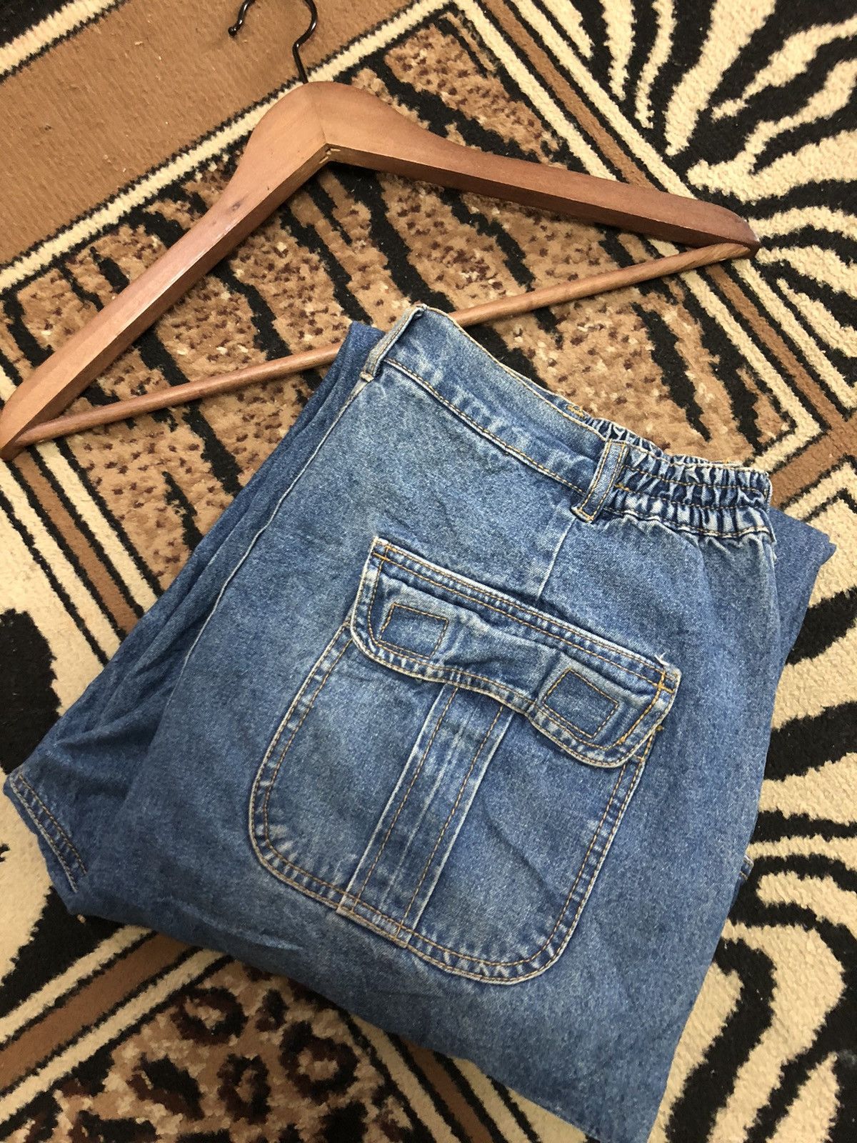 Haband × Vintage VINTAGE HABAND TRAVELER CARGO MULTI POCKET DENIM Size US 33 - 12 Thumbnail