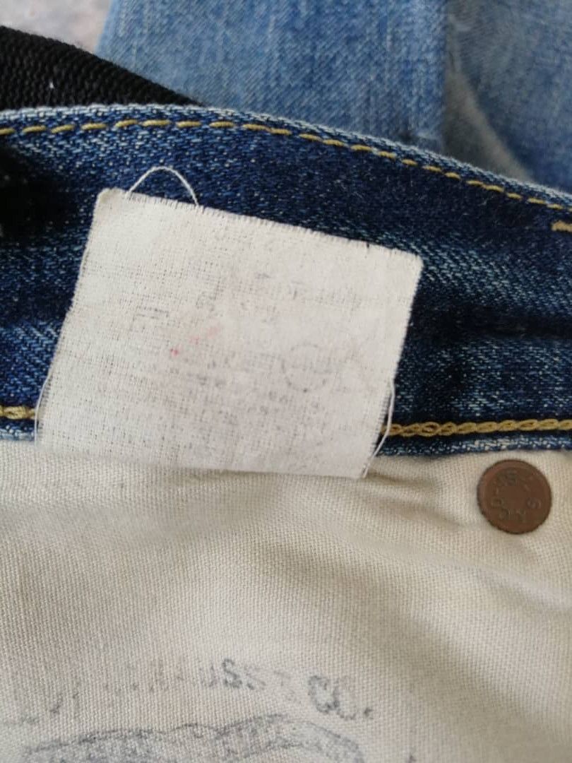 Levi's Vintage Clothing RARE🔥Vintage Distress Rusty Redline Levi's Jeans 503B Size US 29 - 10 Thumbnail