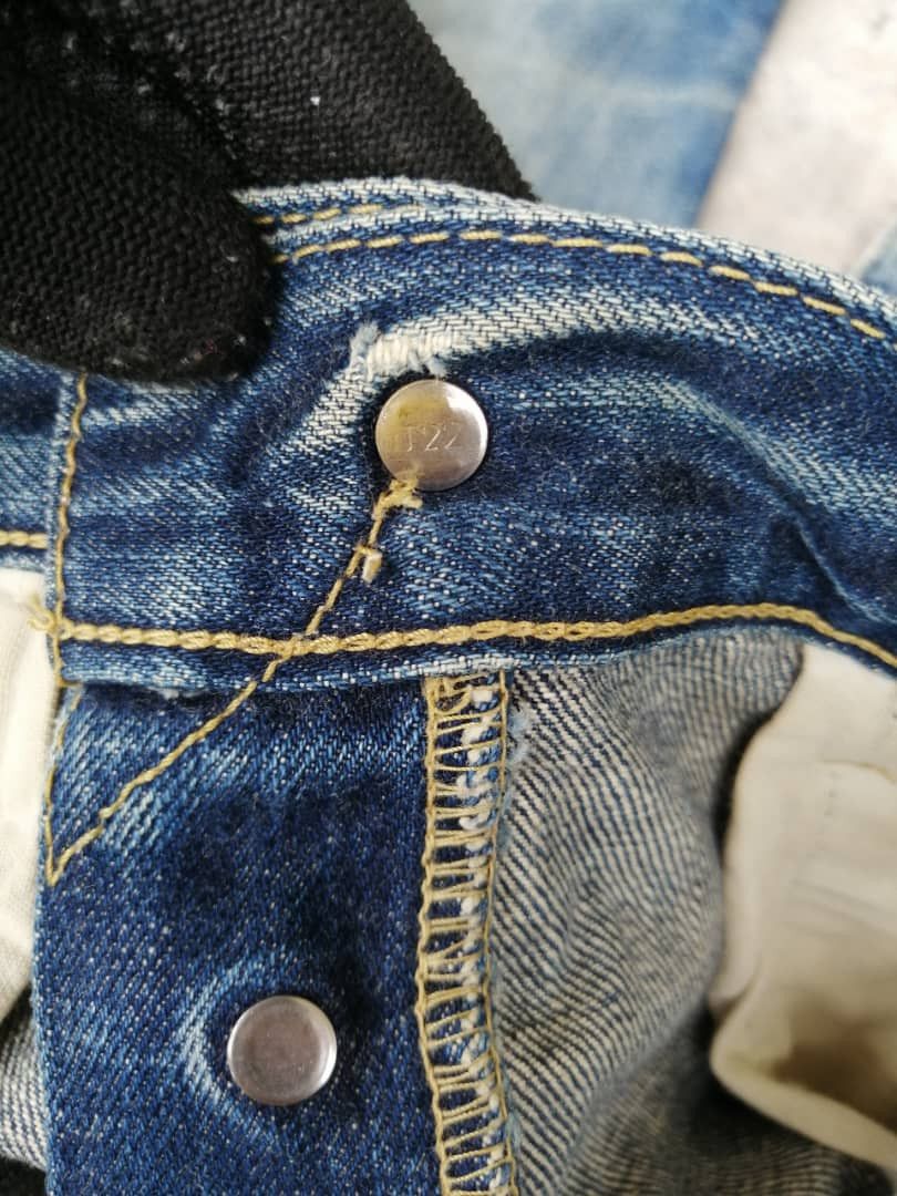 Levi's Vintage Clothing RARE🔥Vintage Distress Rusty Redline Levi's Jeans 503B Size US 29 - 8 Thumbnail