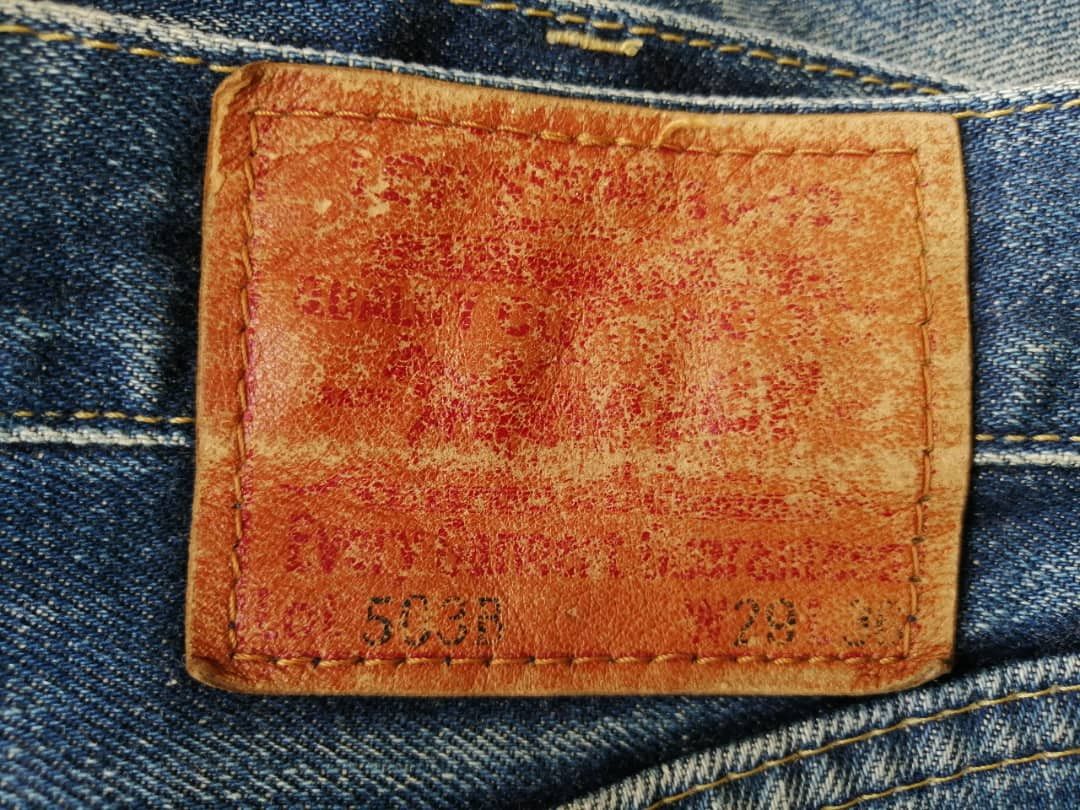 Levi's Vintage Clothing RARE🔥Vintage Distress Rusty Redline Levi's Jeans 503B Size US 29 - 16 Thumbnail