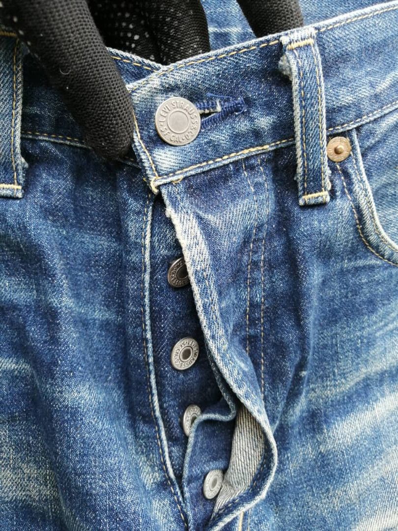 Levi's Vintage Clothing RARE🔥Vintage Distress Rusty Redline Levi's Jeans 503B Size US 29 - 4 Thumbnail