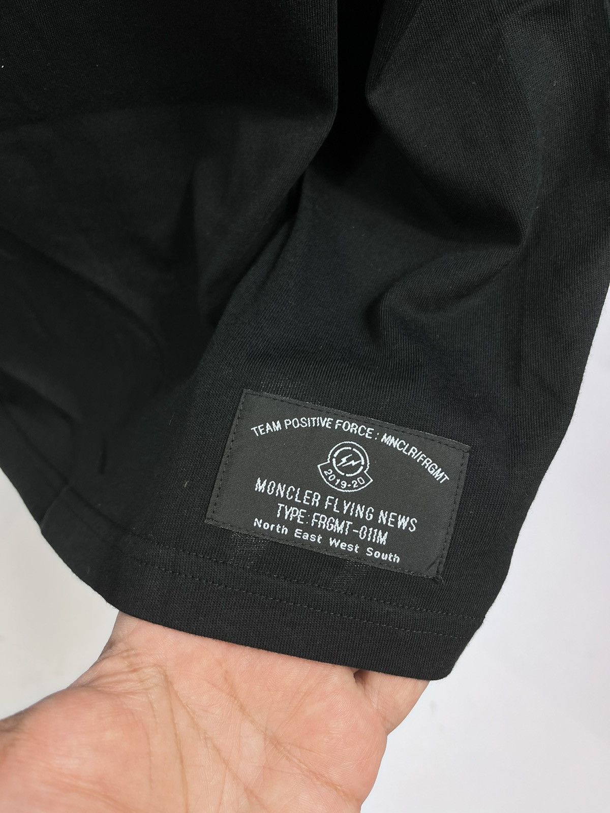 Fragment Design × Moncler Logo Staff Print T-Shirt Size US XL / EU 56 / 4 - 10 Thumbnail