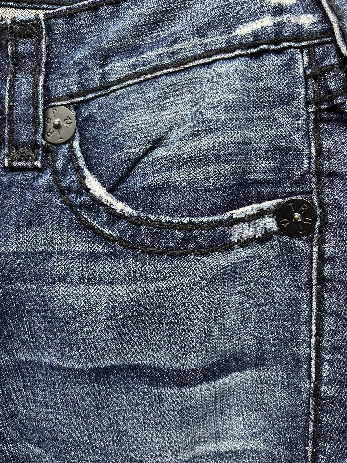True Religion FYE💥INDIG0 BLUE 🔥VTG TRUE RELIGION JOEY SUPER T FLARED💥 Size US 30 / EU 46 - 6 Thumbnail
