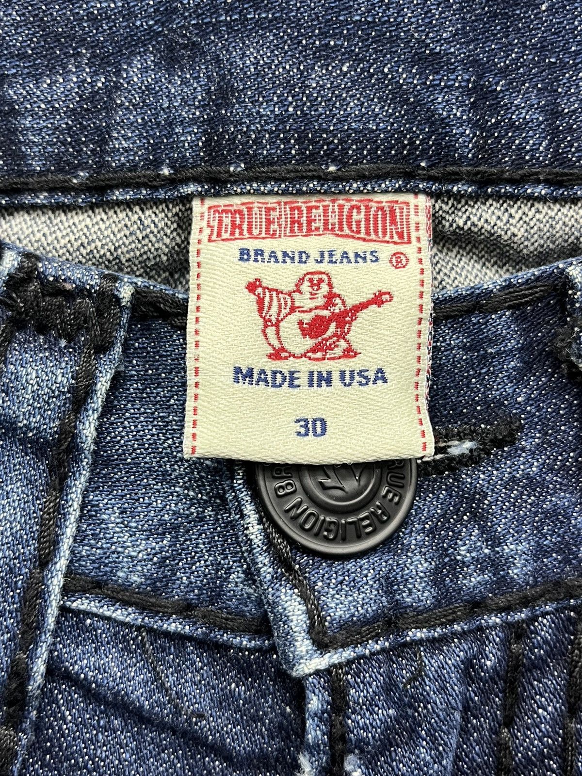 True Religion FYE💥INDIG0 BLUE 🔥VTG TRUE RELIGION JOEY SUPER T FLARED💥 Size US 30 / EU 46 - 12 Thumbnail