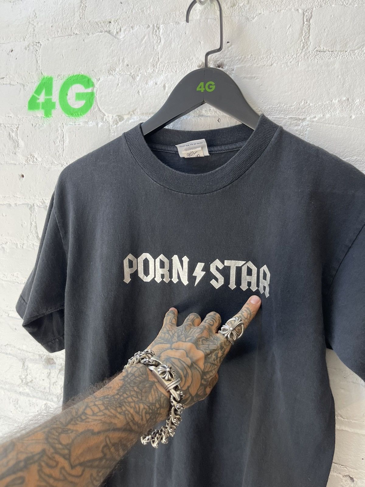 Vintage Vintage PORNSTAR PORN STAR SHIRT M / L Size US L / EU 52-54 / 3 - 2 Thumbnail