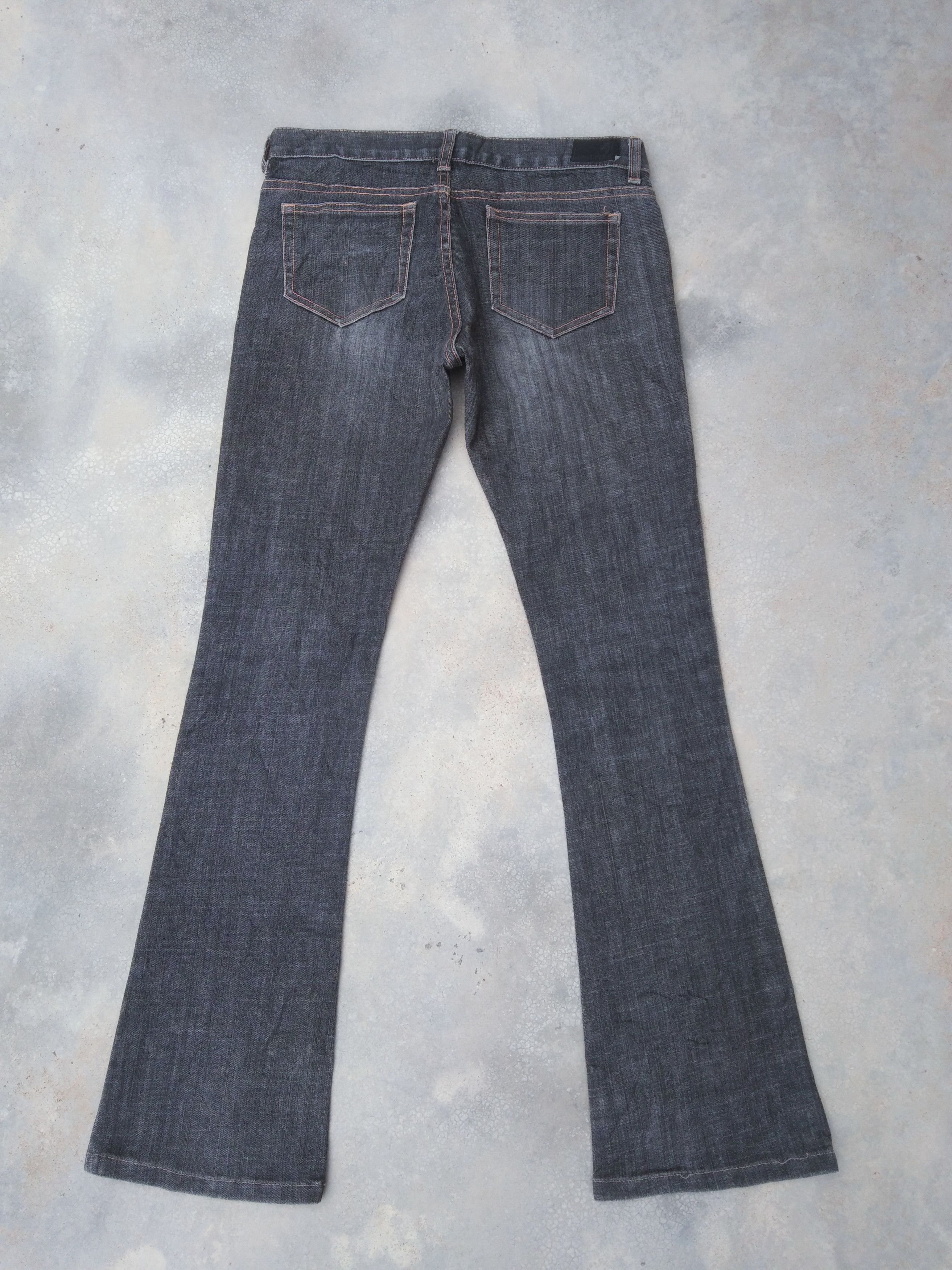 Japanese Brand × Jean × Vintage Vintage Boot Cut Flared Jeans 28x29 Size US 28 / EU 44 - 2 Thumbnail