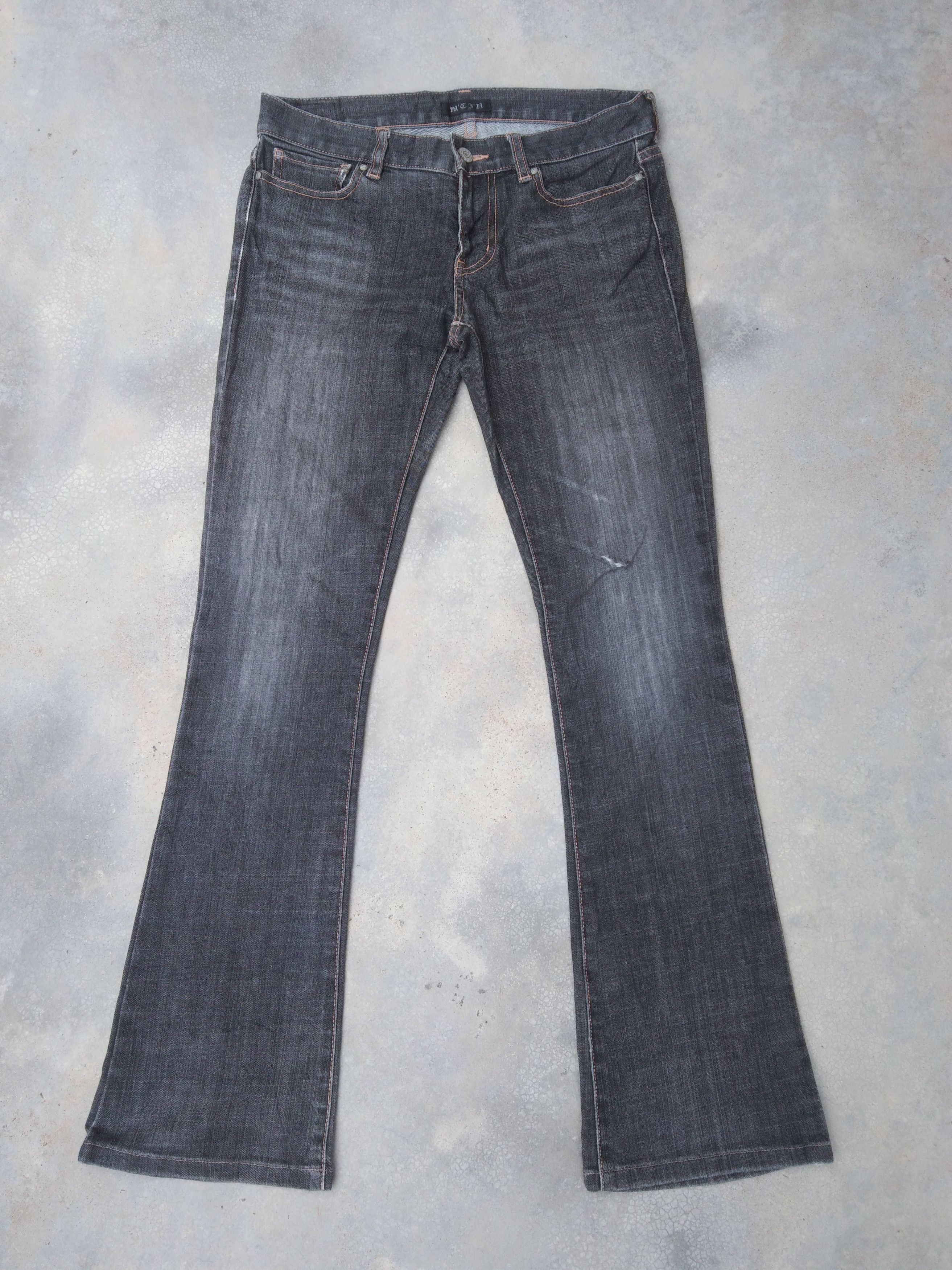 Japanese Brand × Jean × Vintage Vintage Boot Cut Flared Jeans 28x29 Size US 28 / EU 44 - 1 Thumbnail