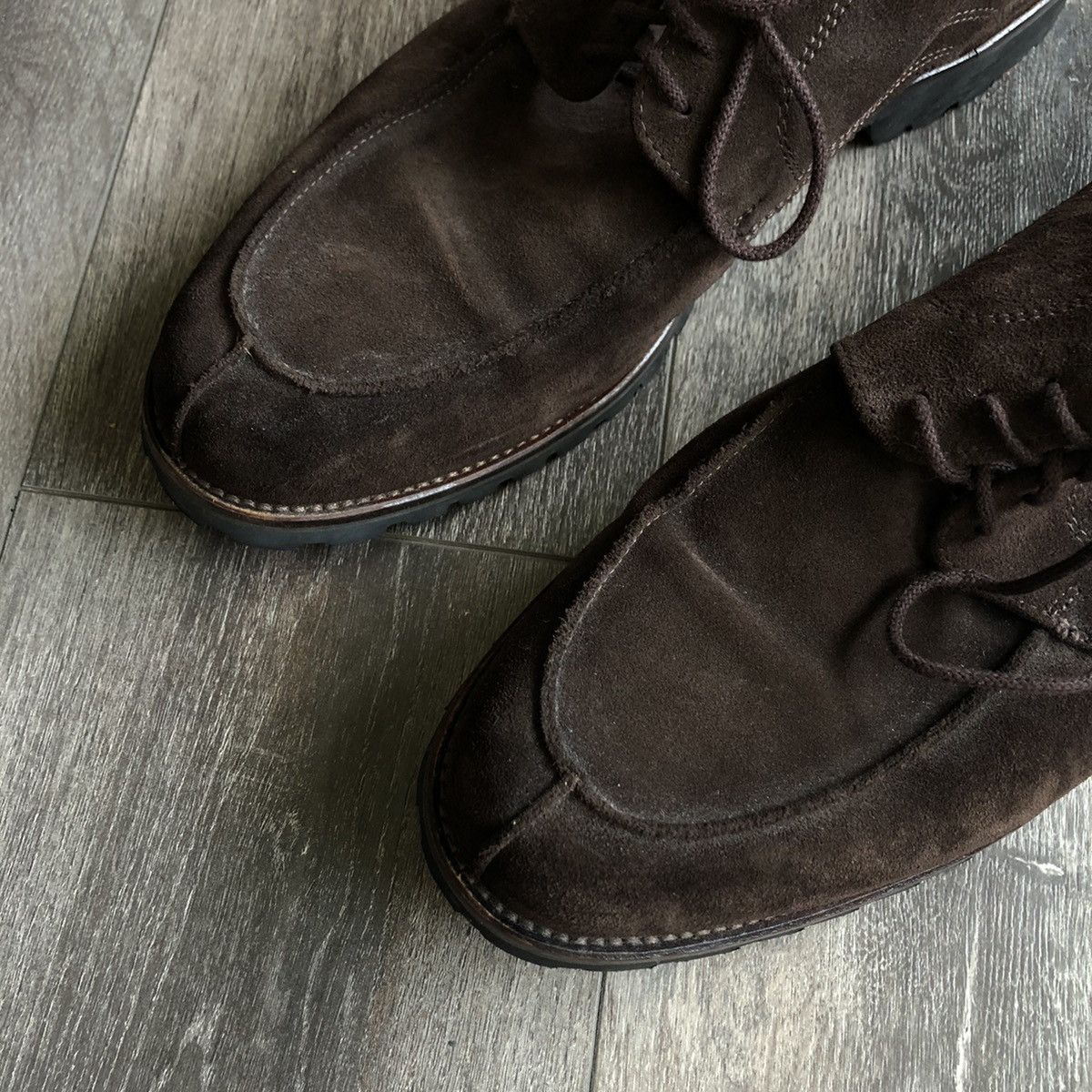 LLOYD Vintage Valdez by Lloyd Gore Tex Split Toe Brown Shoes Size US 10.5 / EU 43-44 - 11 Thumbnail