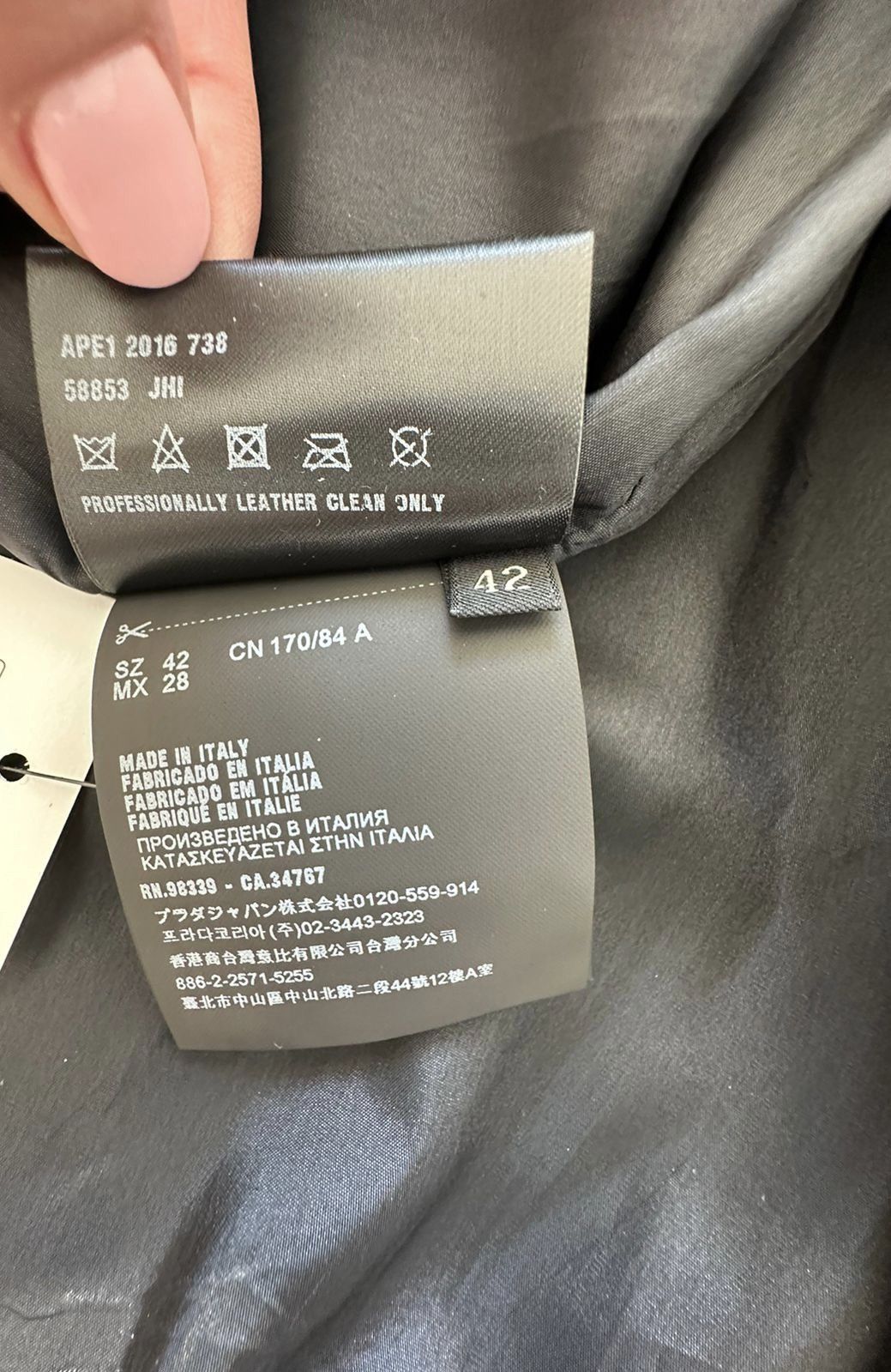 Prada Prada leather jacket Size US M / EU 48-50 / 2 - 9 Thumbnail