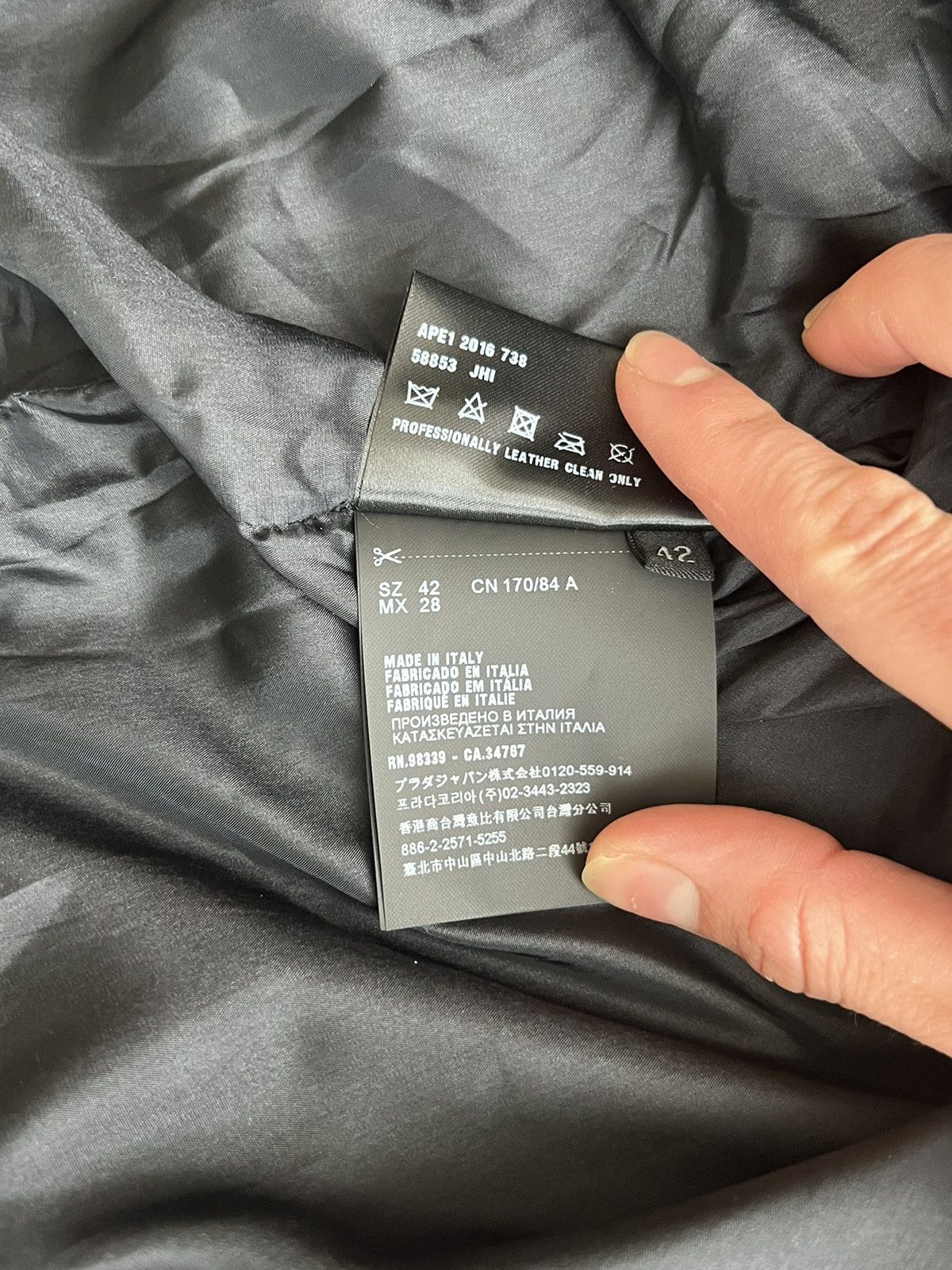 Prada Prada leather jacket Size US M / EU 48-50 / 2 - 7 Thumbnail