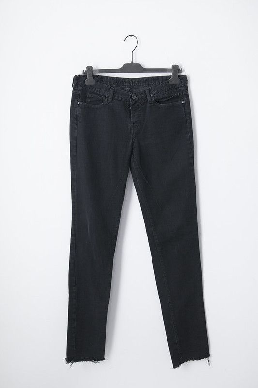 image of Rick Owens Drkshdw Og Slim Denim Jeans in Black, Men's (Size 31)