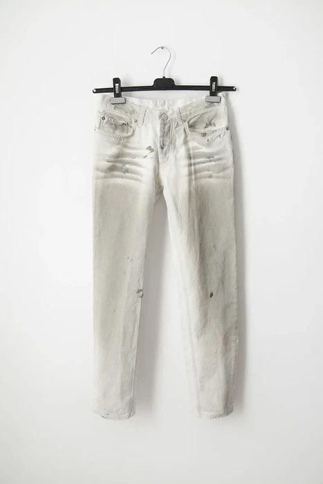 Helmut Lang SS03 white painter denim jeans Size US 27 - 1 Thumbnail