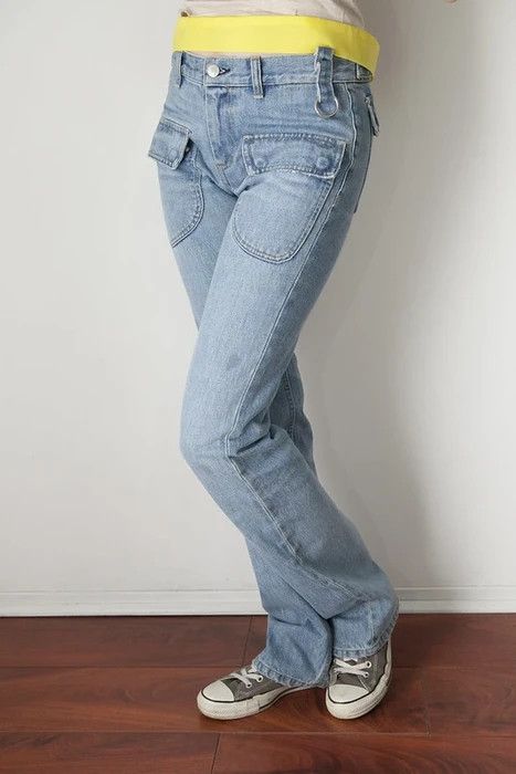 Helmut Lang Vintage cockring denim jeans Size 27" / US 4 / IT 40 - 3 Thumbnail