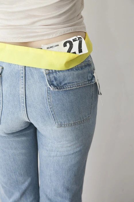Helmut Lang Vintage cockring denim jeans Size 27" / US 4 / IT 40 - 5 Thumbnail