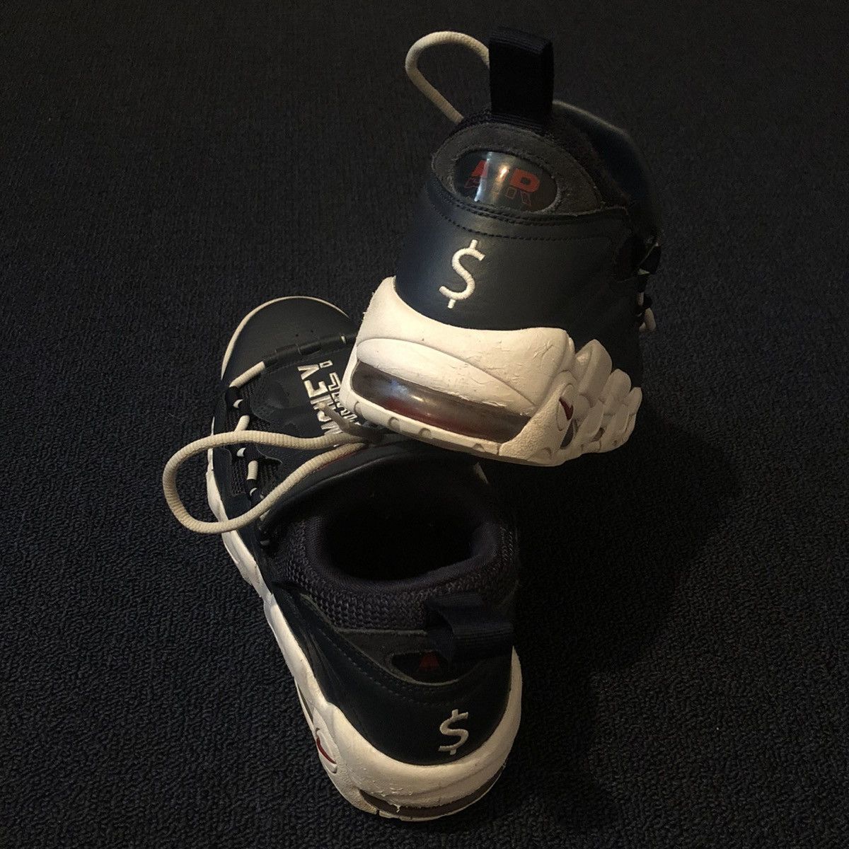 Nike × Vintage Nike Air More Money Obsidian Shoes 2018 Size US 9.5 / EU 42-43 - 6 Thumbnail