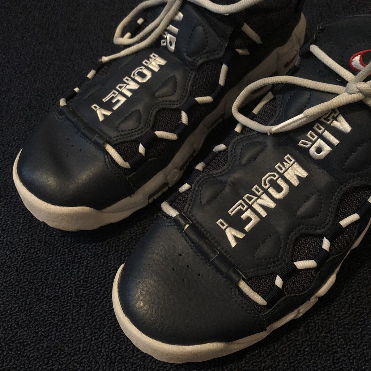Nike × Vintage Nike Air More Money Obsidian Shoes 2018 Size US 9.5 / EU 42-43 - 7 Thumbnail