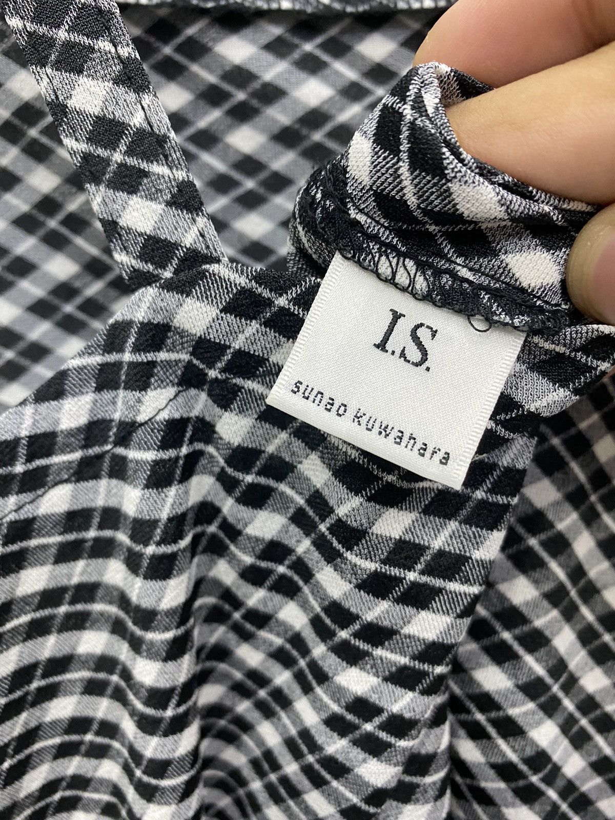 Sunao Kuwahara 🔥GRAIL🇯🇵 IS SUNAO KUWAHARA SMALL CHECKED DRESS Size M / US 6-8 / IT 42-44 - 15 Thumbnail