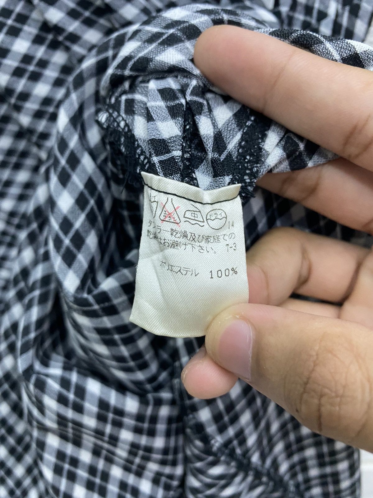Sunao Kuwahara 🔥GRAIL🇯🇵 IS SUNAO KUWAHARA SMALL CHECKED DRESS Size M / US 6-8 / IT 42-44 - 16 Thumbnail