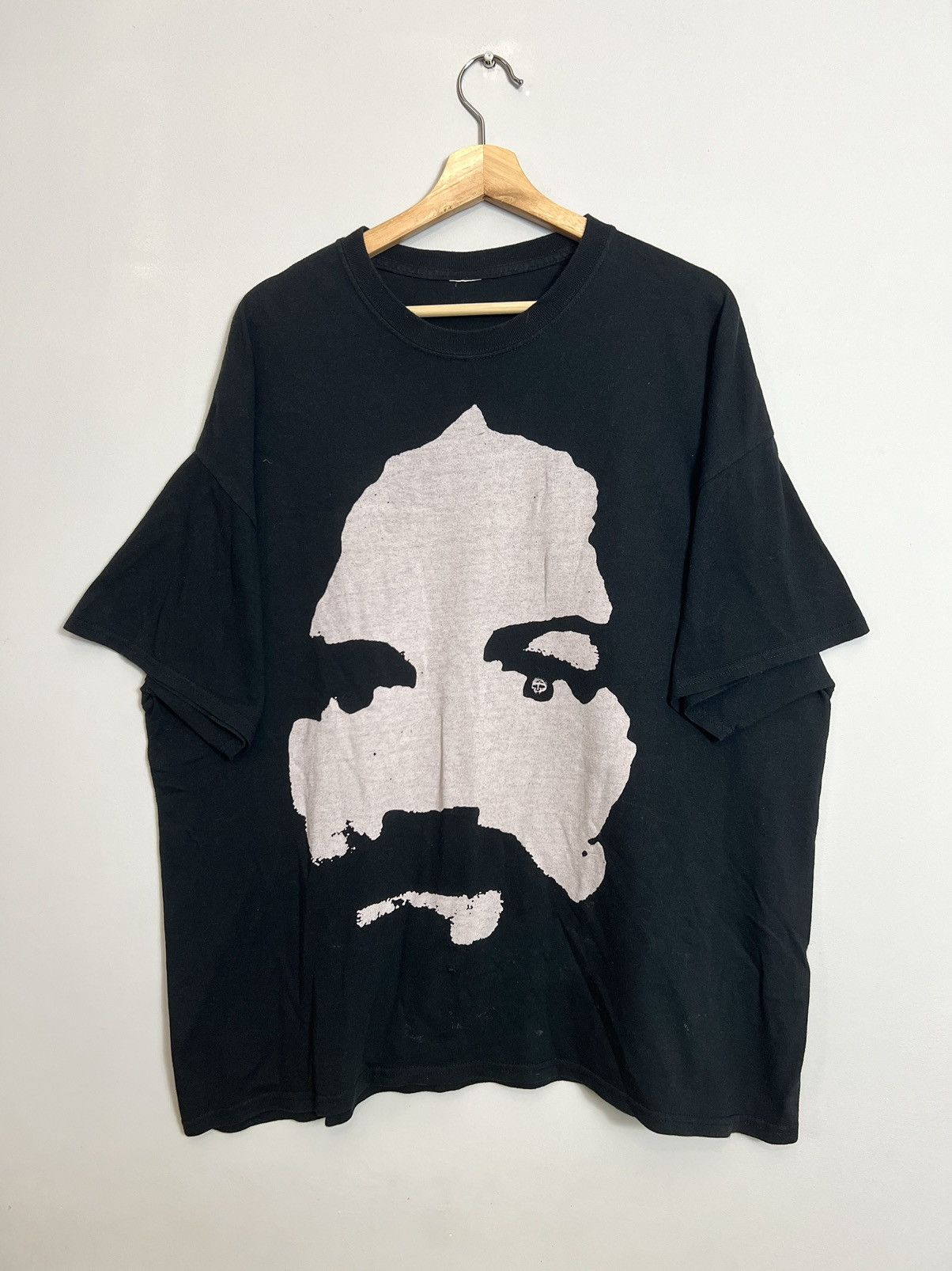 Image of Band Tees x Rock Tees Vintage 00S Integrity Charles Manson Us Hardcore XL in Black, Men's