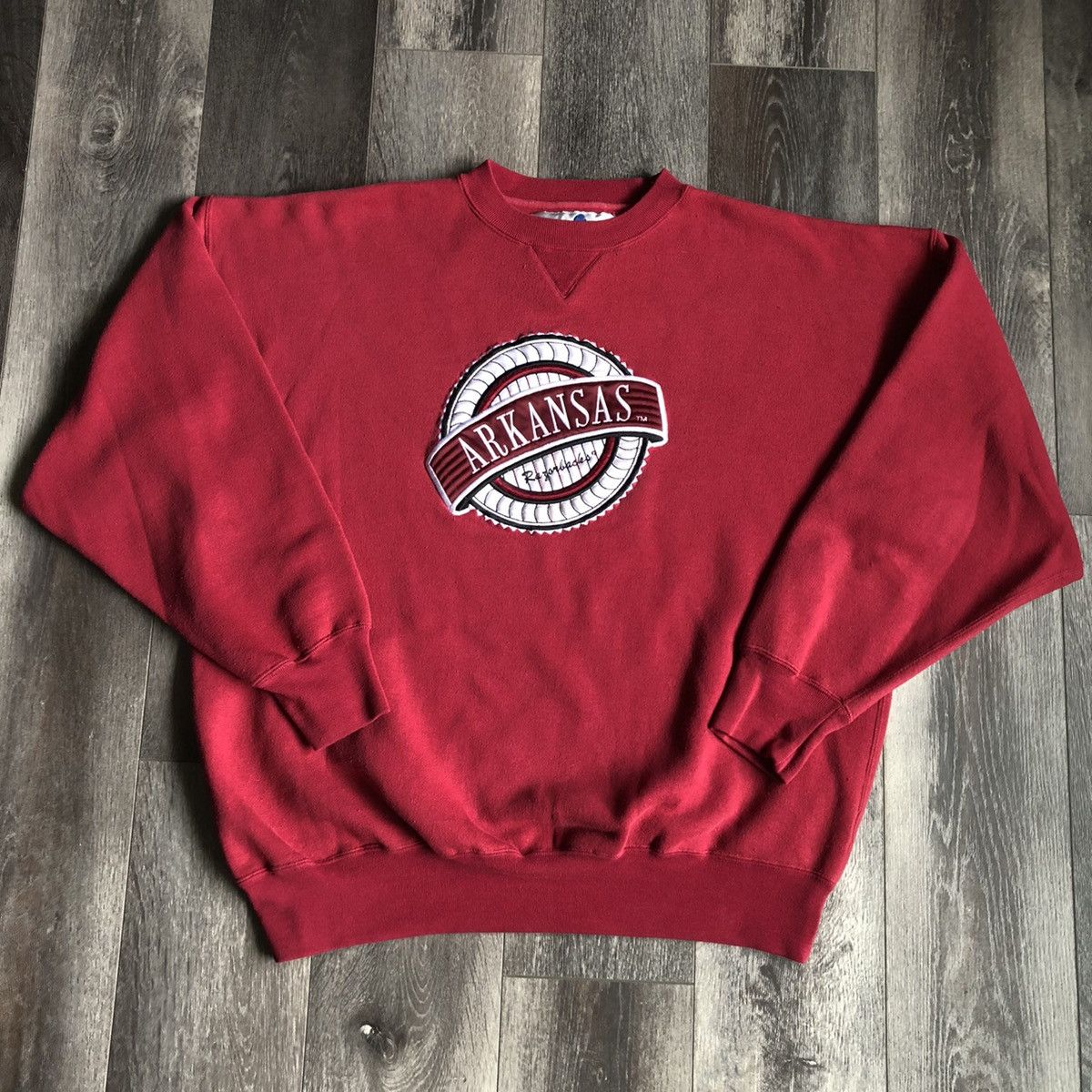 Other Vintage 90s Arkansas Razorbacks Midwest Embroidered Crewneck Size US XL / EU 56 / 4 - 1 Thumbnail