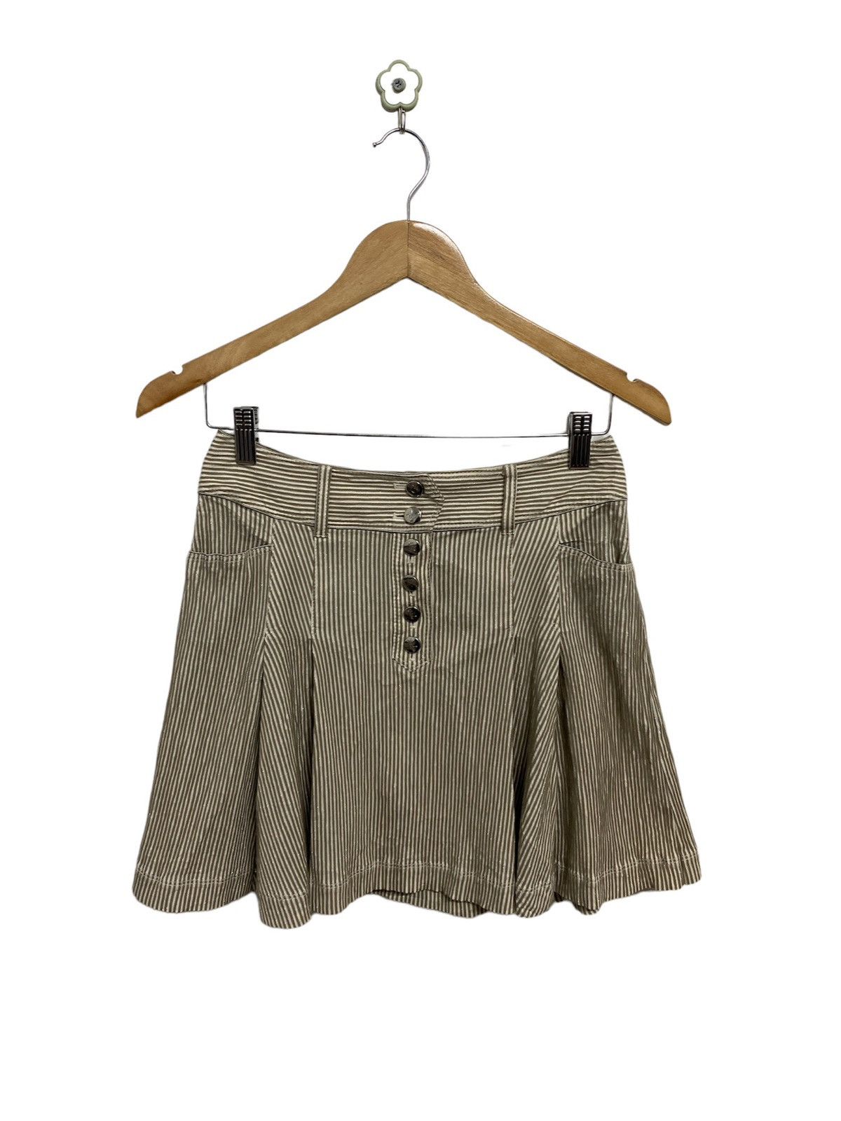 Burberry Burberry Blue Label Striped Mini Skirt Size 27" / US 4 / IT 40 - 1 Thumbnail