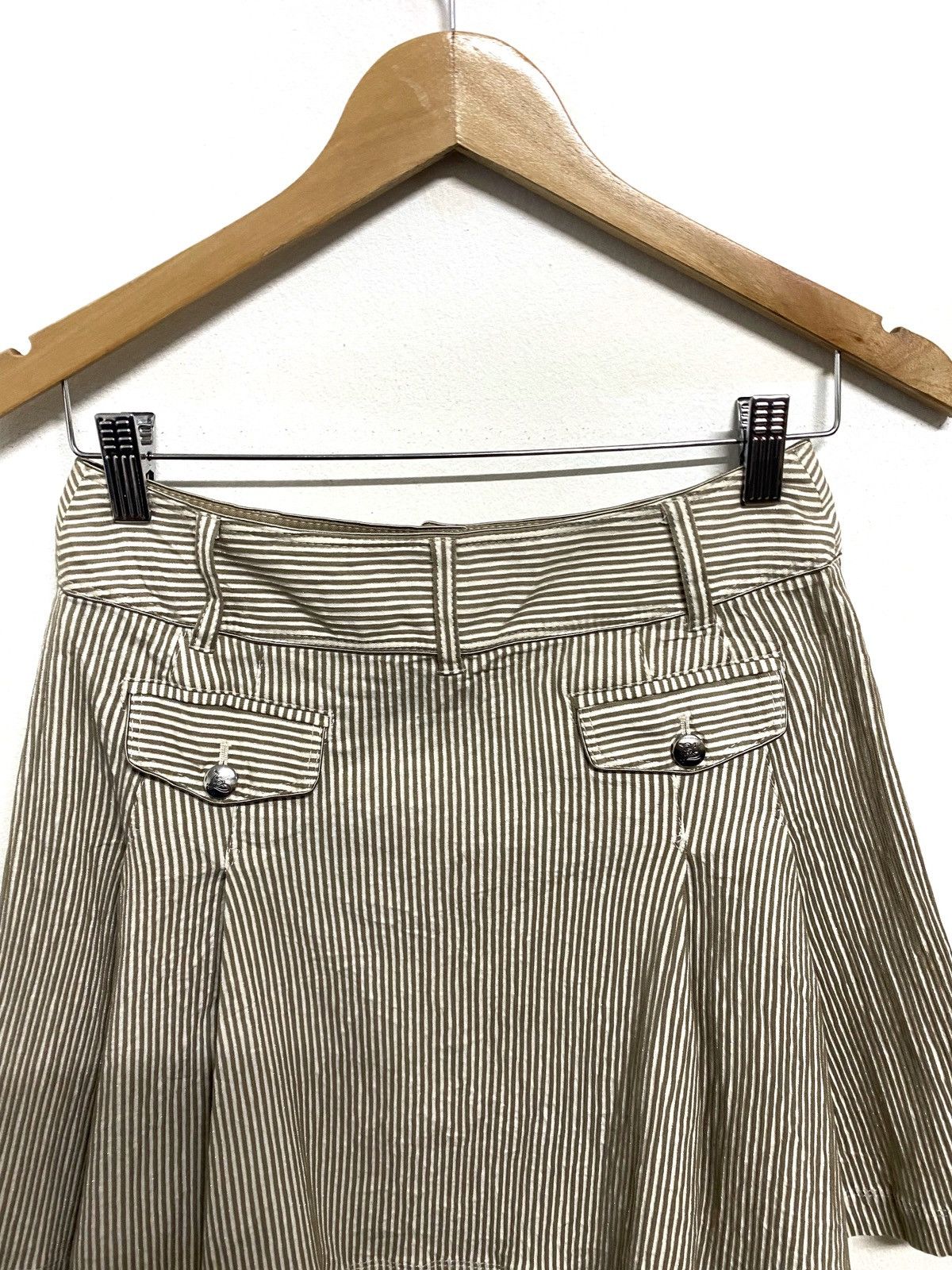 Burberry Burberry Blue Label Striped Mini Skirt Size 27" / US 4 / IT 40 - 5 Thumbnail