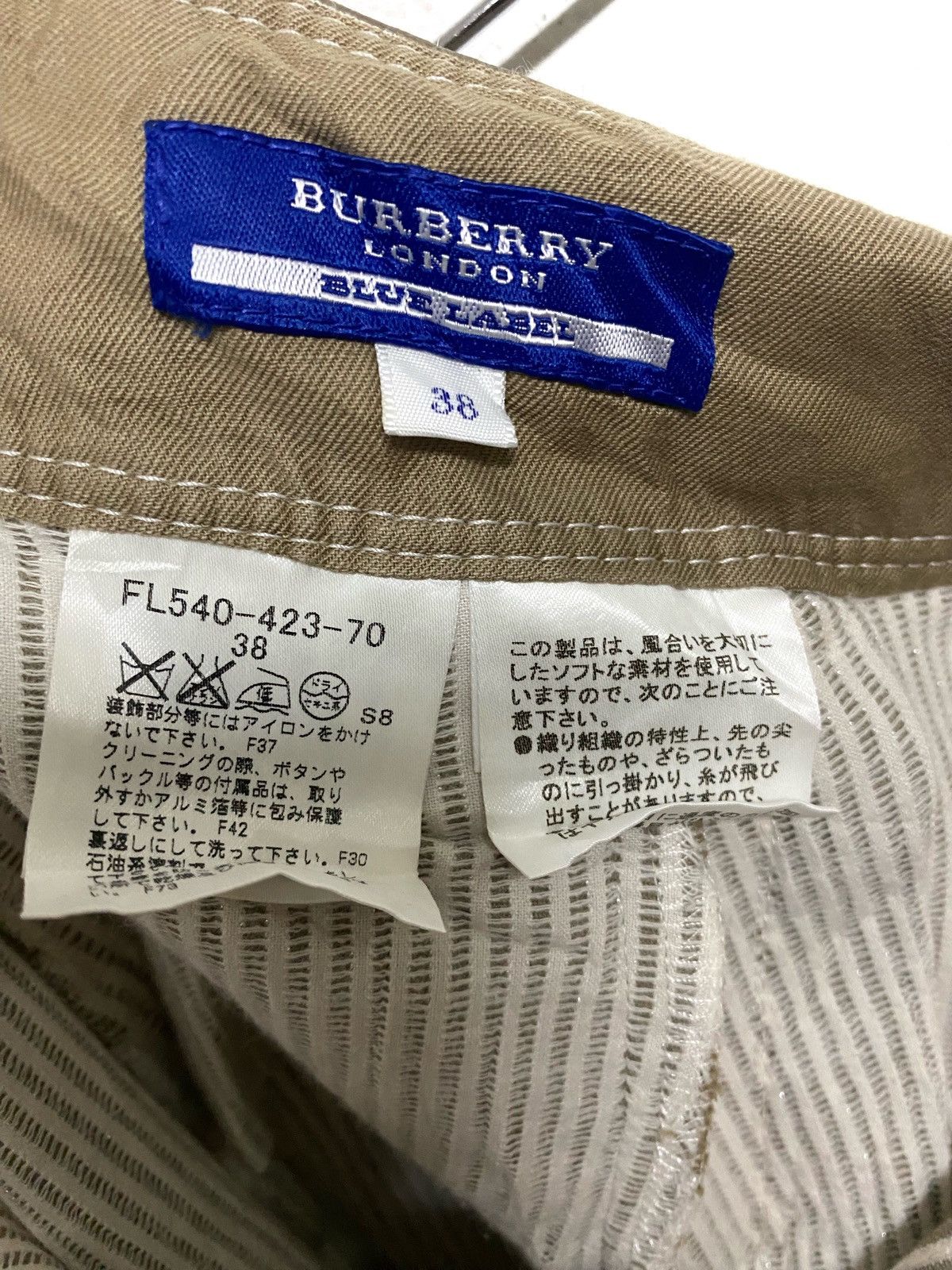 Burberry Burberry Blue Label Striped Mini Skirt Size 27" / US 4 / IT 40 - 8 Thumbnail