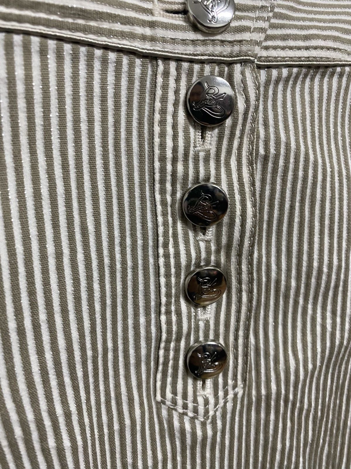 Burberry Burberry Blue Label Striped Mini Skirt Size 27" / US 4 / IT 40 - 3 Thumbnail