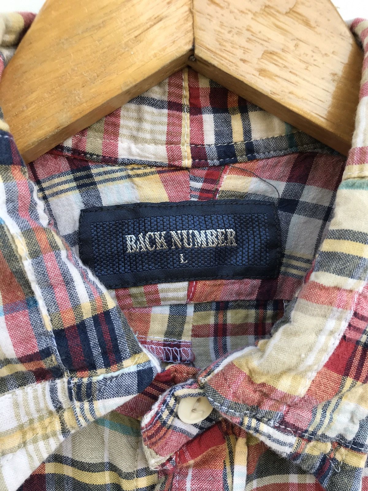 Designer × Japanese Brand Japanese Brand Back Number Patchwork Shirts Hysteric Style Size US S / EU 44-46 / 1 - 5 Thumbnail