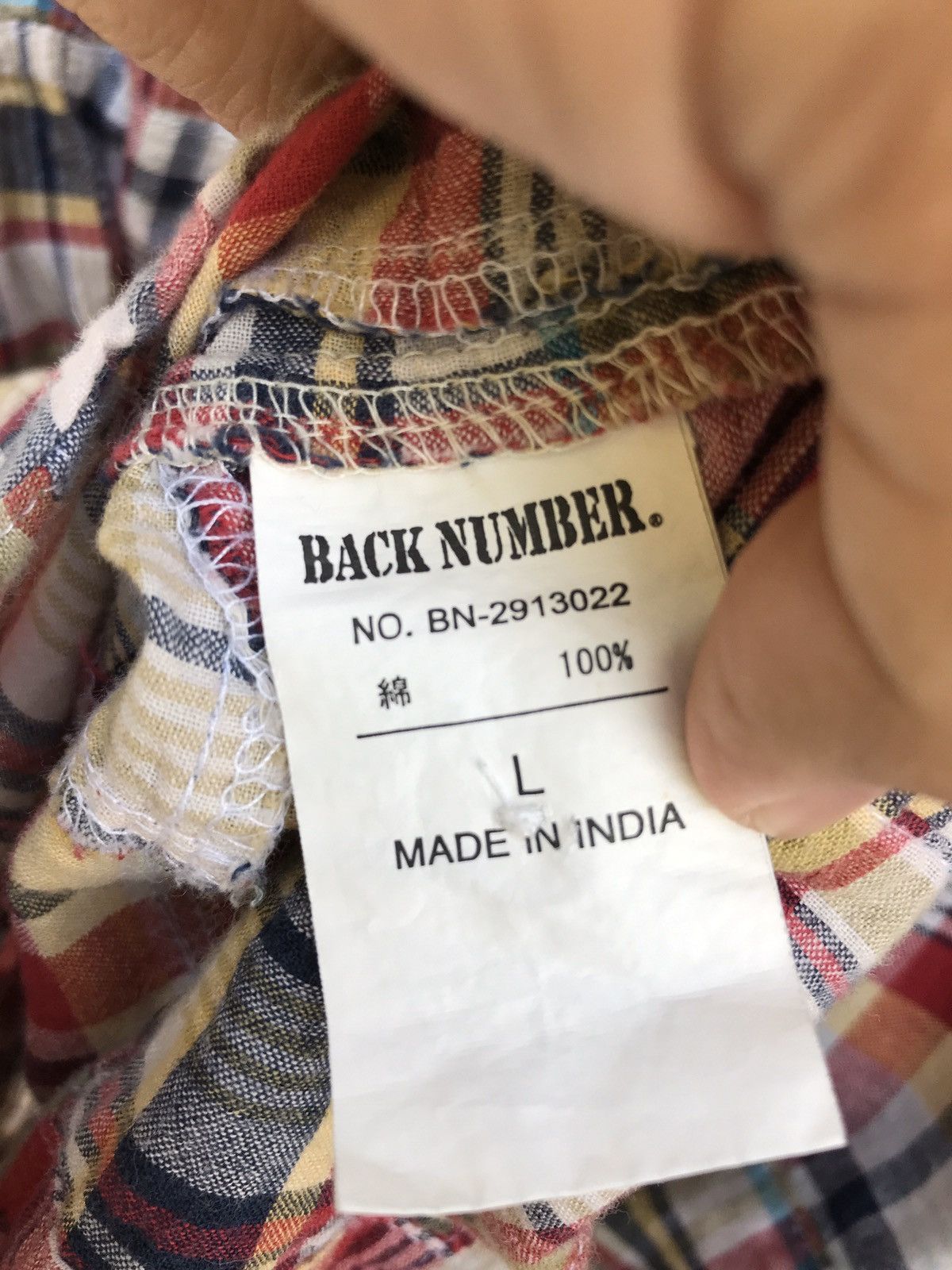 Designer × Japanese Brand Japanese Brand Back Number Patchwork Shirts Hysteric Style Size US S / EU 44-46 / 1 - 6 Thumbnail