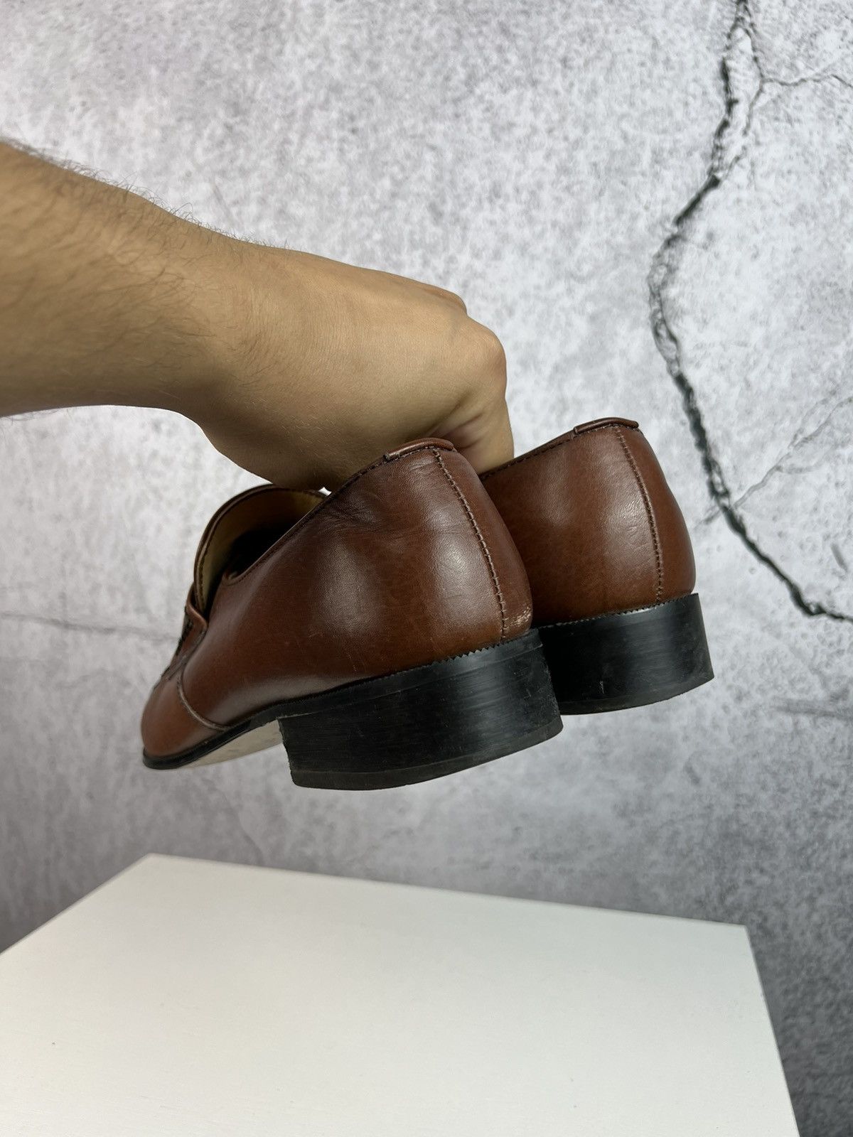 Vintage Vintage Italian Leather derby shoes Size US 7.5 / EU 40-41 - 8 Thumbnail