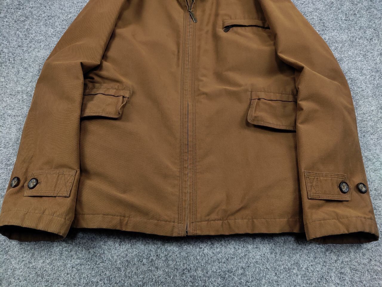 Baracuta Vintage 90's Baracuta Brown canvas pocket Work Jacket Size US XL / EU 56 / 4 - 9 Thumbnail