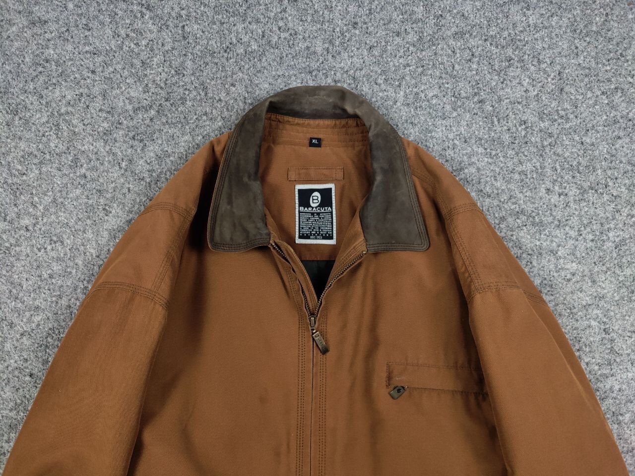 Baracuta Vintage 90's Baracuta Brown canvas pocket Work Jacket Size US XL / EU 56 / 4 - 8 Thumbnail