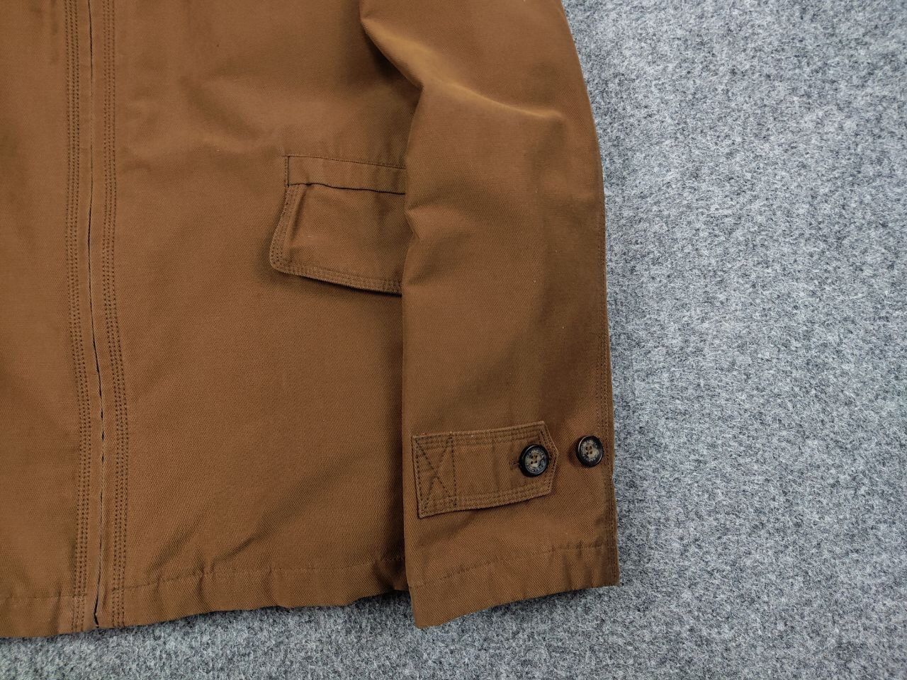 Baracuta Vintage 90's Baracuta Brown canvas pocket Work Jacket Size US XL / EU 56 / 4 - 10 Thumbnail
