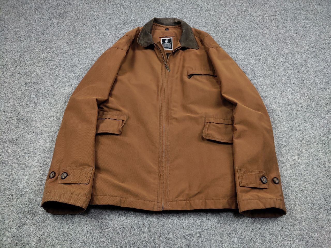 Baracuta Vintage 90's Baracuta Brown canvas pocket Work Jacket Size US XL / EU 56 / 4 - 2 Thumbnail