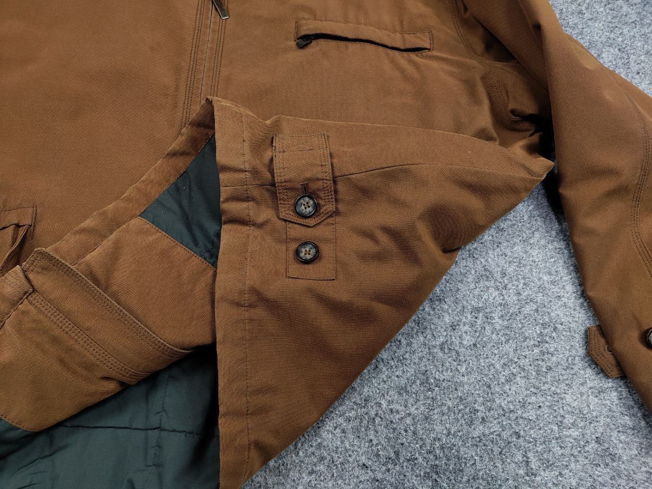 Baracuta Vintage 90's Baracuta Brown canvas pocket Work Jacket Size US XL / EU 56 / 4 - 14 Thumbnail
