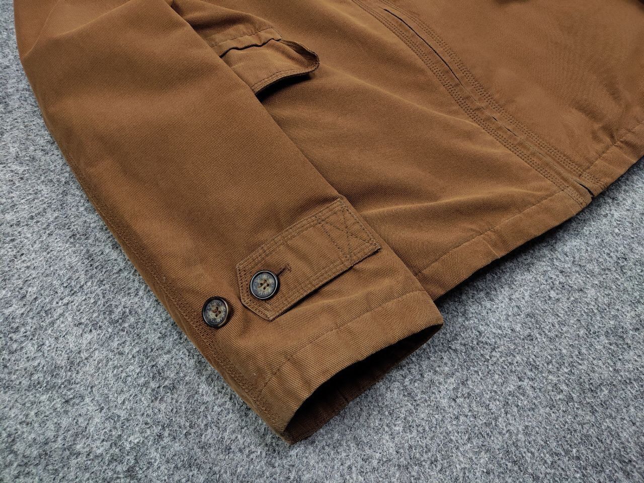 Baracuta Vintage 90's Baracuta Brown canvas pocket Work Jacket Size US XL / EU 56 / 4 - 6 Thumbnail