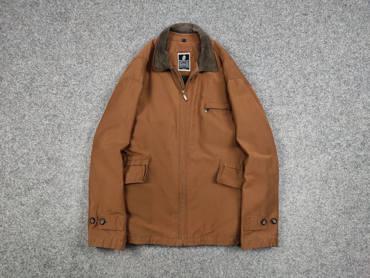 Baracuta Vintage 90's Baracuta Brown canvas pocket Work Jacket Size US XL / EU 56 / 4 - 1 Thumbnail