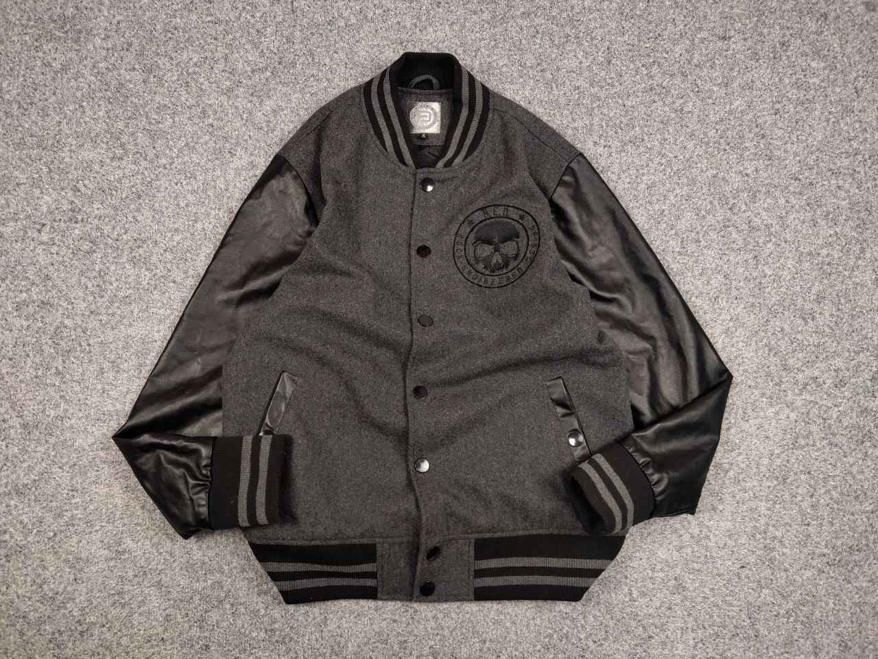 Japanese Brand Vintage 90's Rock Engineered Design Varsity Bomber Jacket Size US XL / EU 56 / 4 - 13 Thumbnail