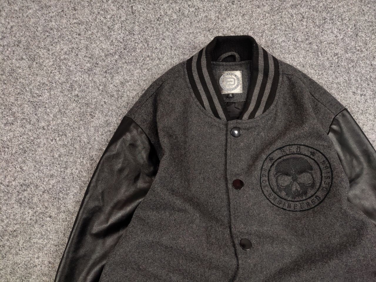 Japanese Brand Vintage 90's Rock Engineered Design Varsity Bomber Jacket Size US XL / EU 56 / 4 - 11 Thumbnail