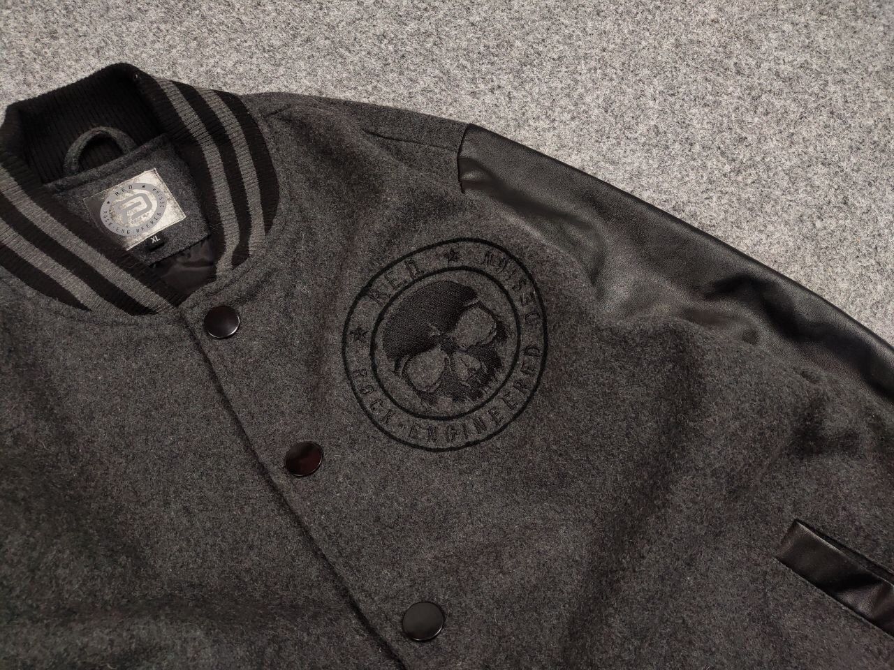 Japanese Brand Vintage 90's Rock Engineered Design Varsity Bomber Jacket Size US XL / EU 56 / 4 - 12 Thumbnail