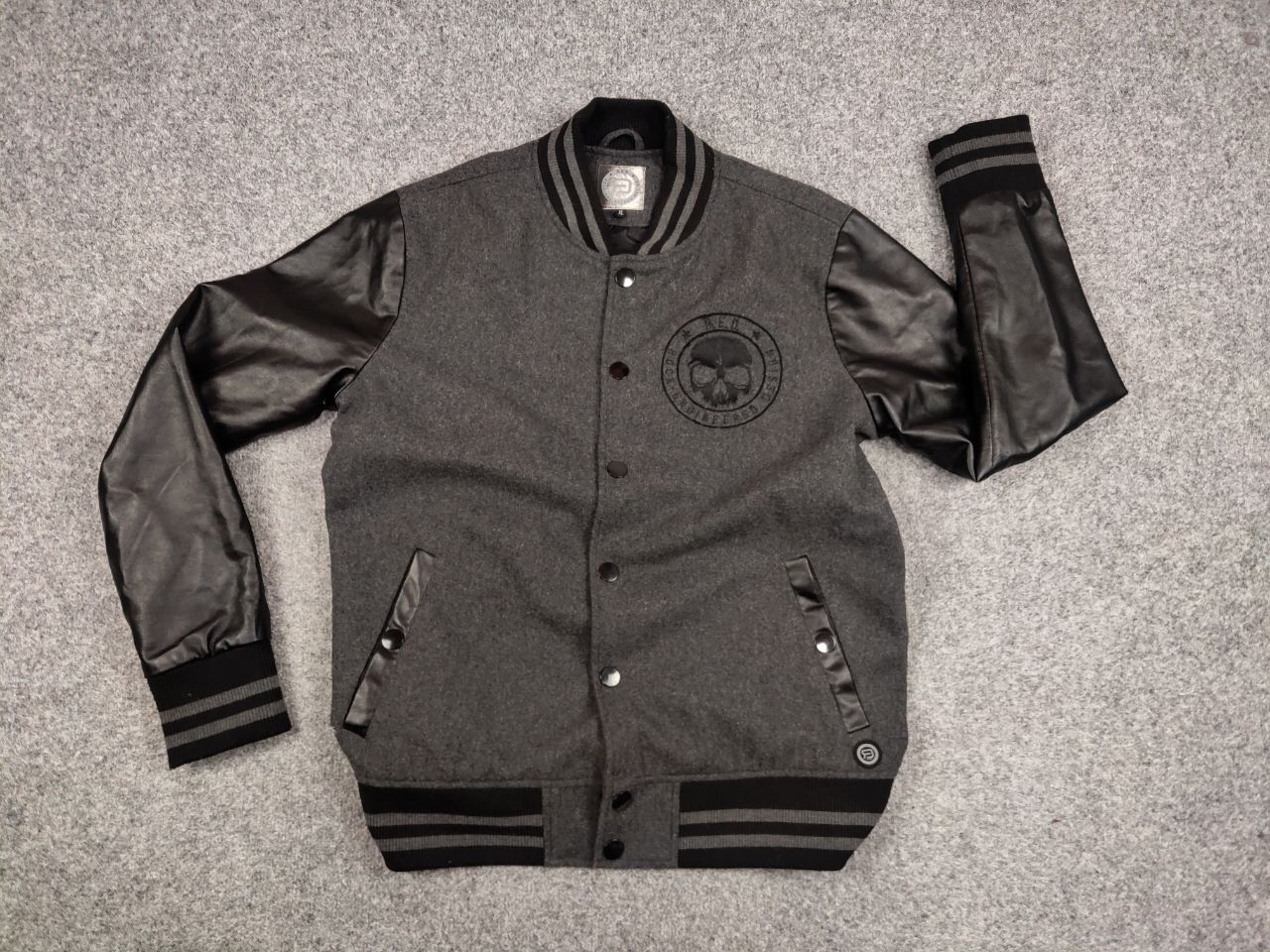 Japanese Brand Vintage 90's Rock Engineered Design Varsity Bomber Jacket Size US XL / EU 56 / 4 - 14 Thumbnail