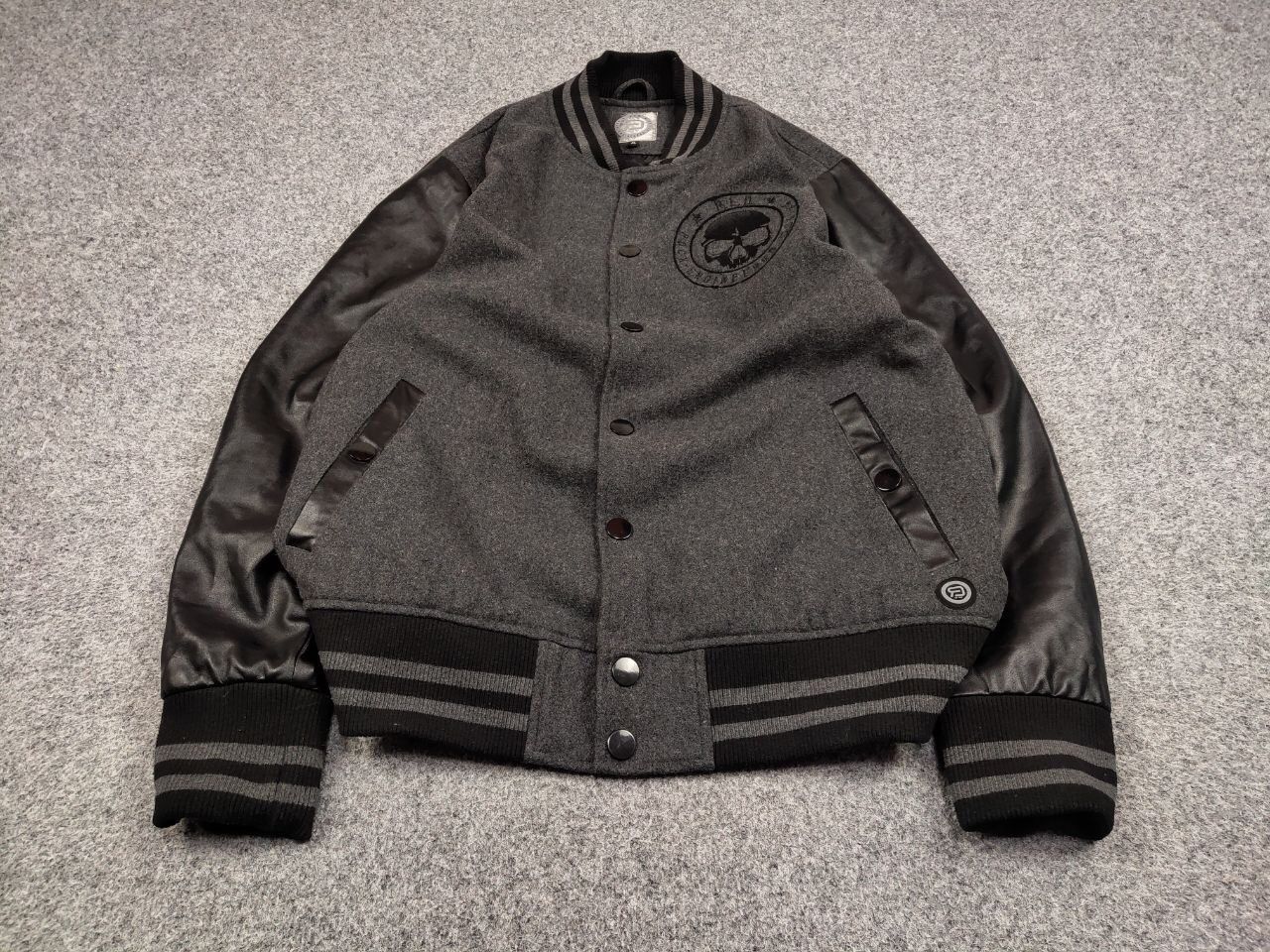 Japanese Brand Vintage 90's Rock Engineered Design Varsity Bomber Jacket Size US XL / EU 56 / 4 - 2 Thumbnail