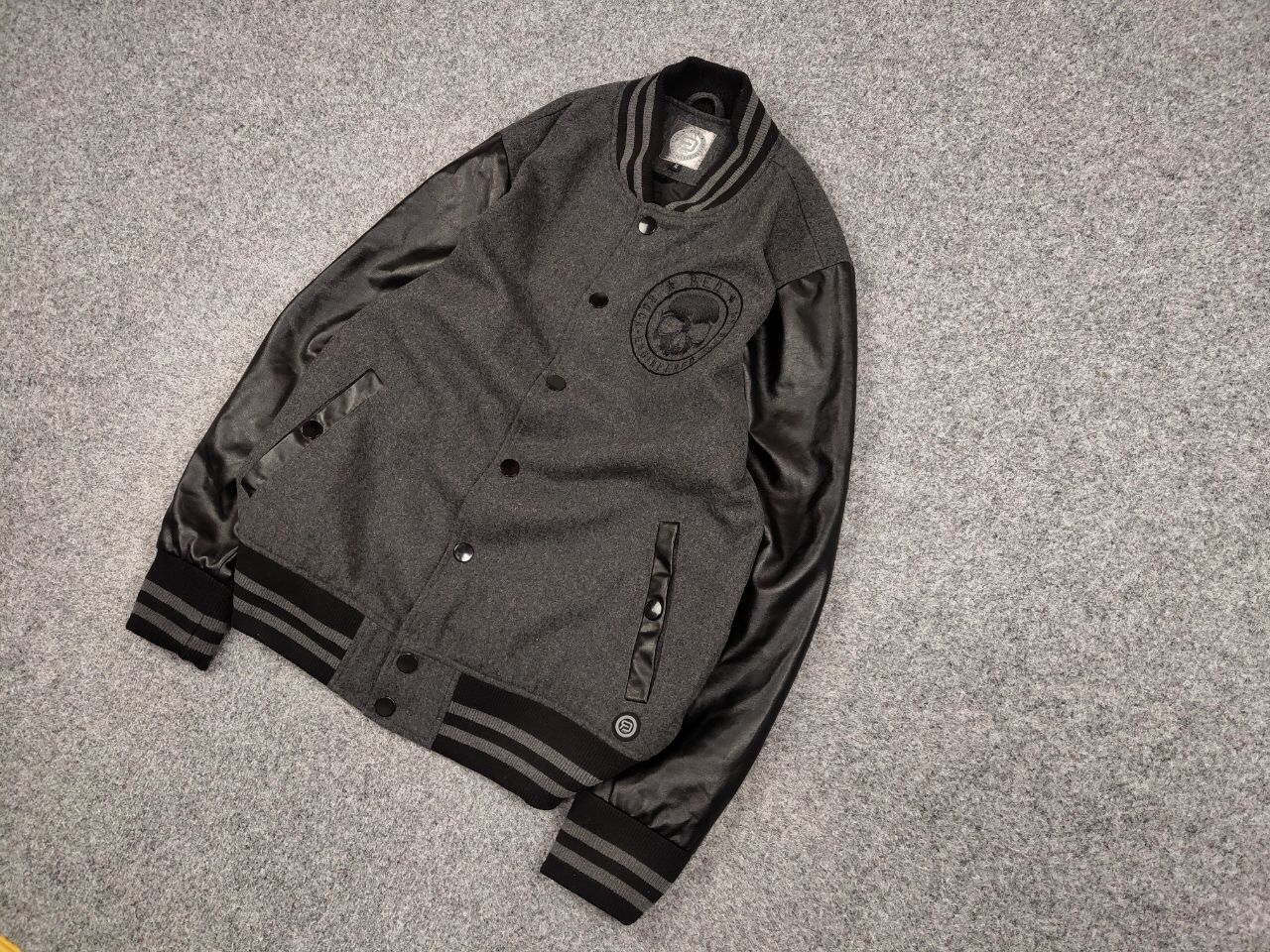 Japanese Brand Vintage 90's Rock Engineered Design Varsity Bomber Jacket Size US XL / EU 56 / 4 - 3 Thumbnail