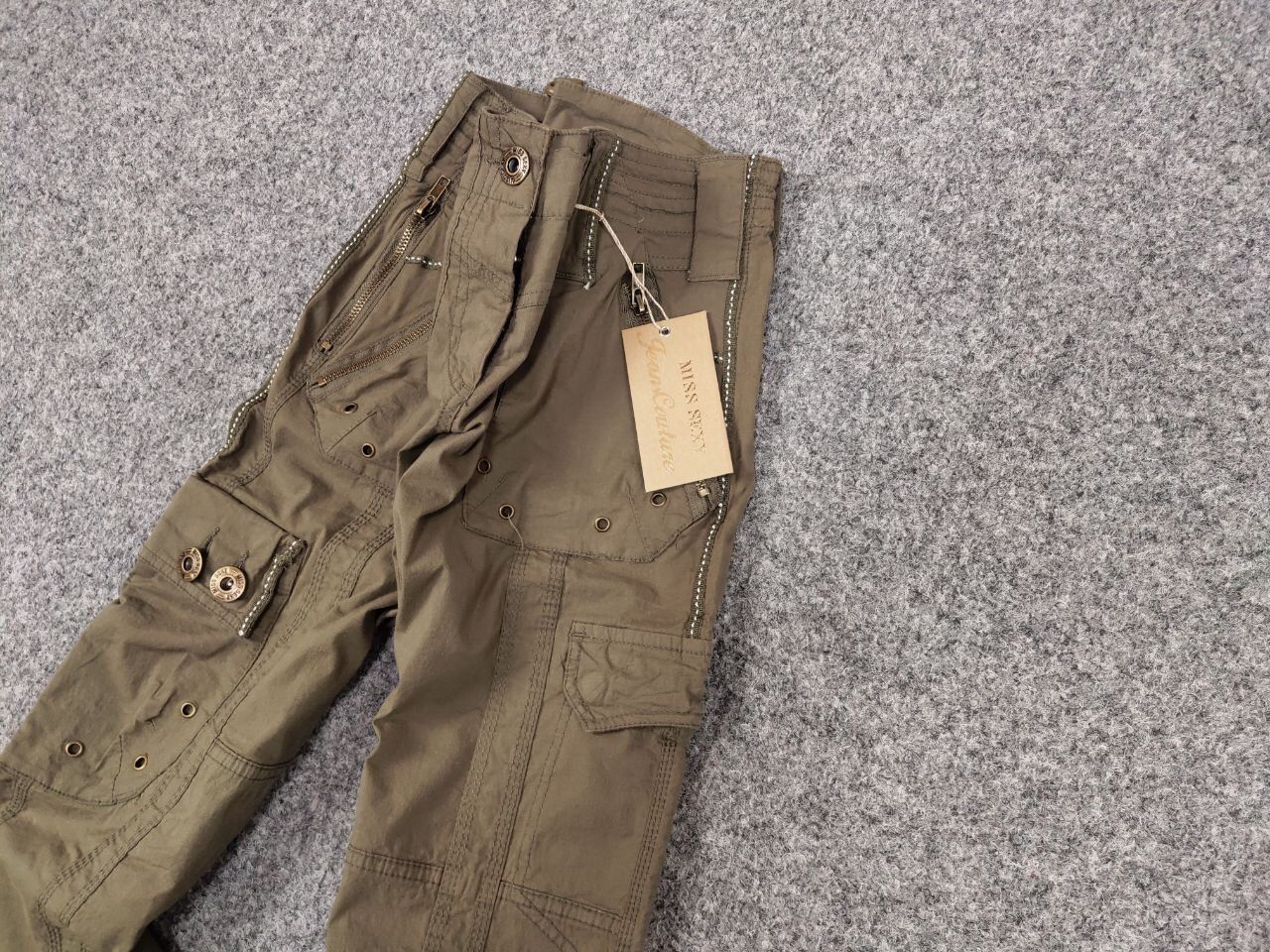 Japanese Brand Vintage 90's Japanese Baggy Multi Pocket Cargo pants Womens Size 30" / US 8 / IT 44 - 4 Thumbnail