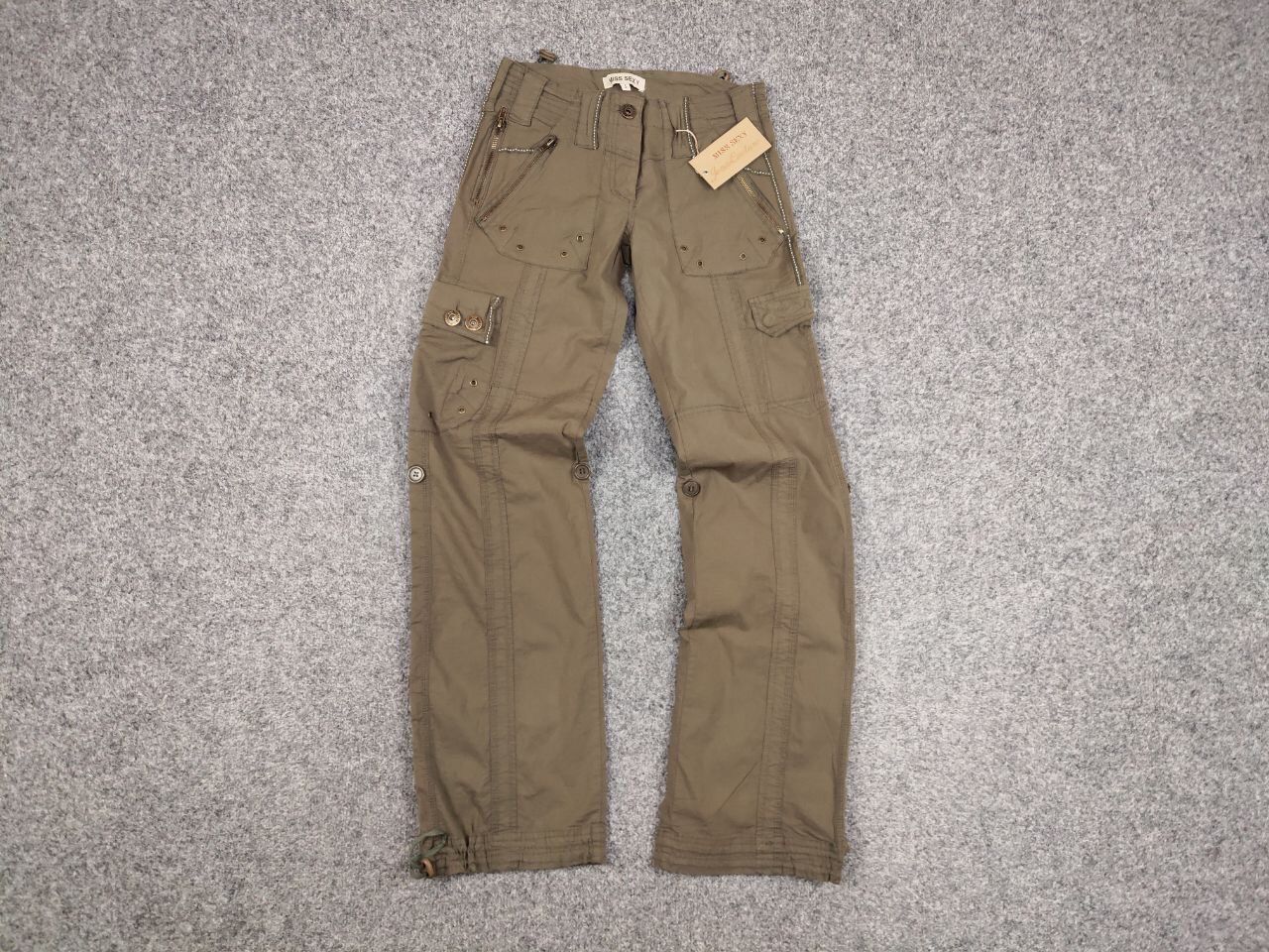 Japanese Brand Vintage 90's Japanese Baggy Multi Pocket Cargo pants Womens Size 30" / US 8 / IT 44 - 13 Thumbnail