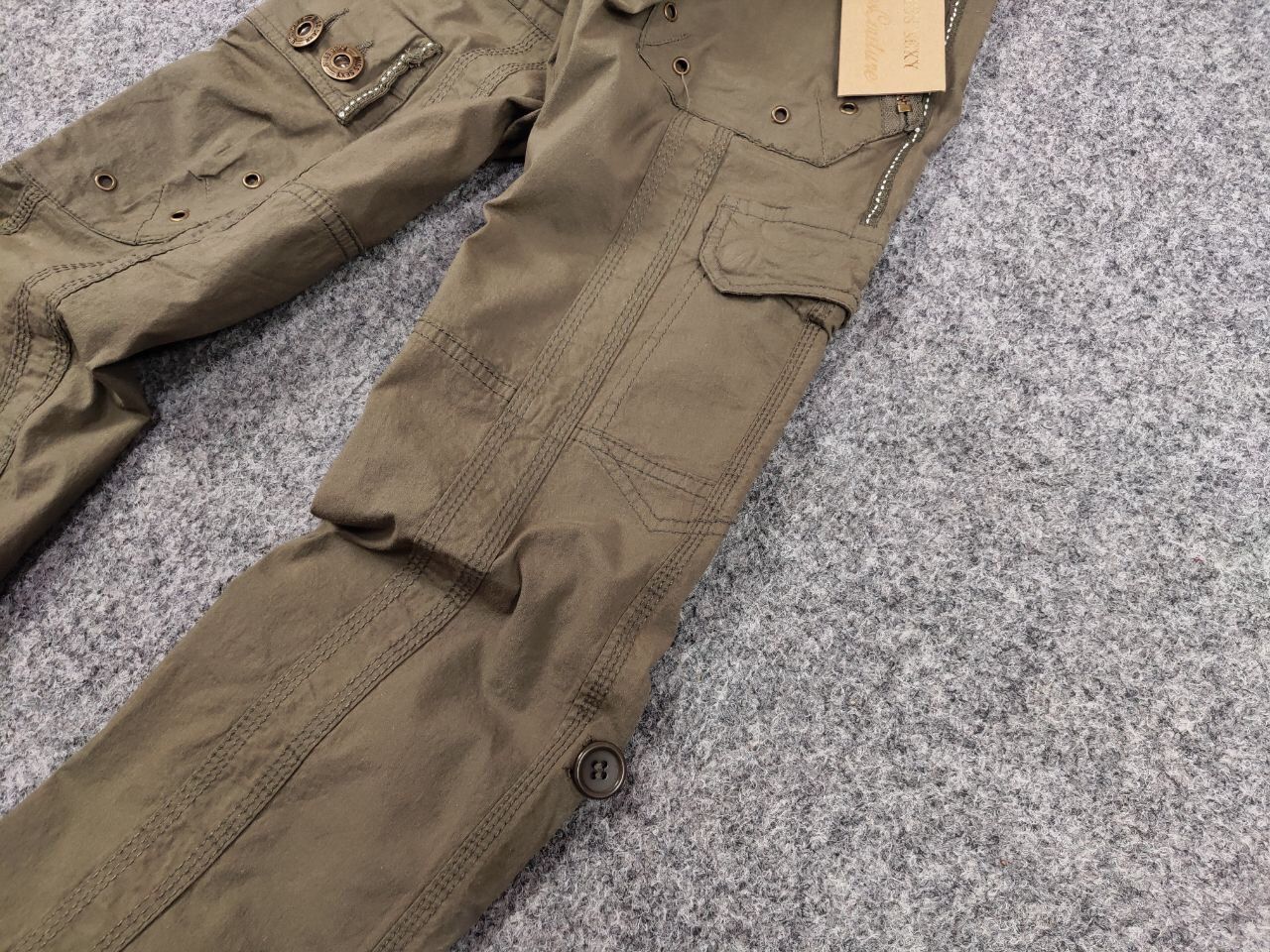 Japanese Brand Vintage 90's Japanese Baggy Multi Pocket Cargo pants Womens Size 30" / US 8 / IT 44 - 5 Thumbnail