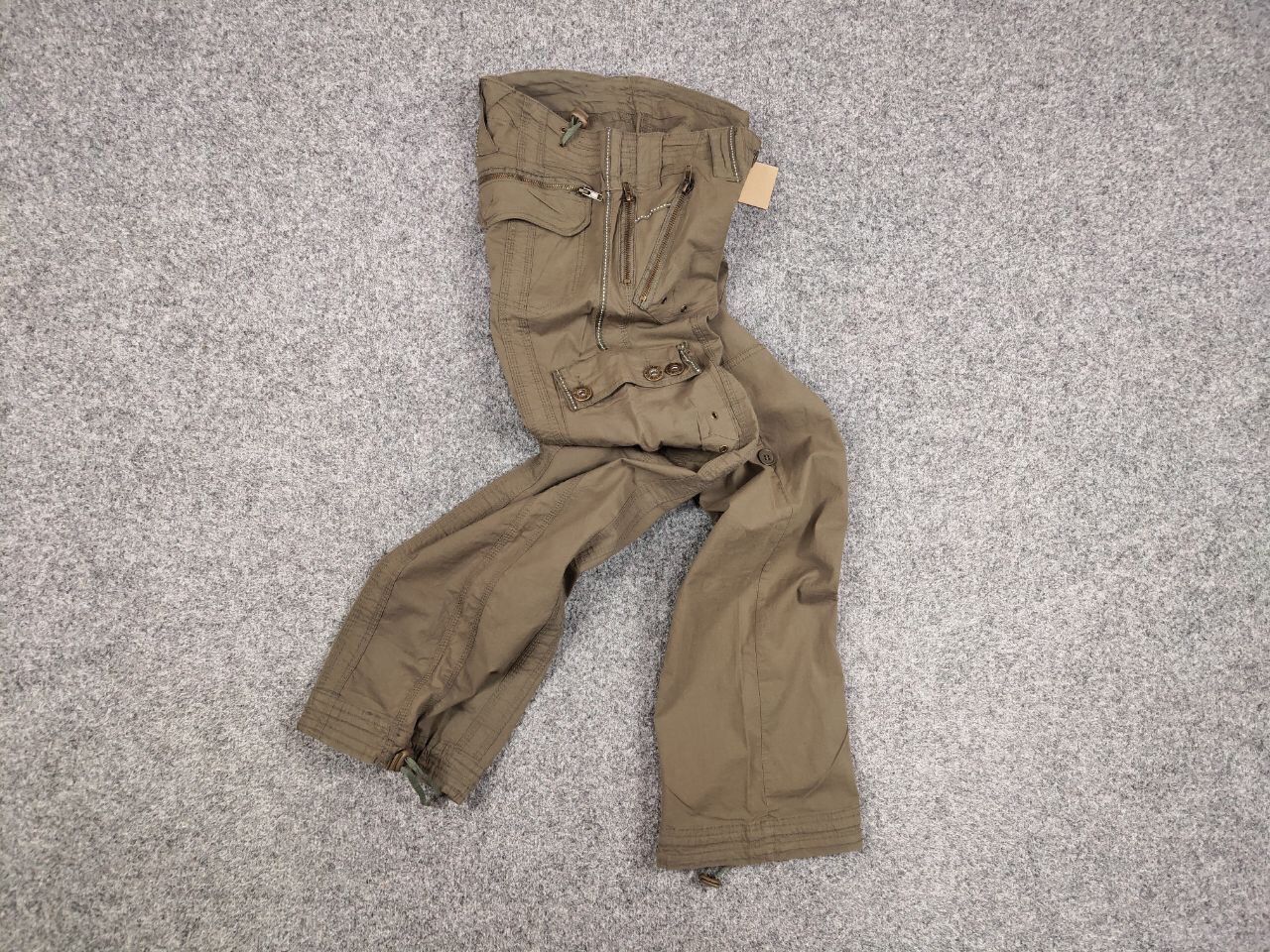 Japanese Brand Vintage 90's Japanese Baggy Multi Pocket Cargo pants Womens Size 30" / US 8 / IT 44 - 16 Thumbnail