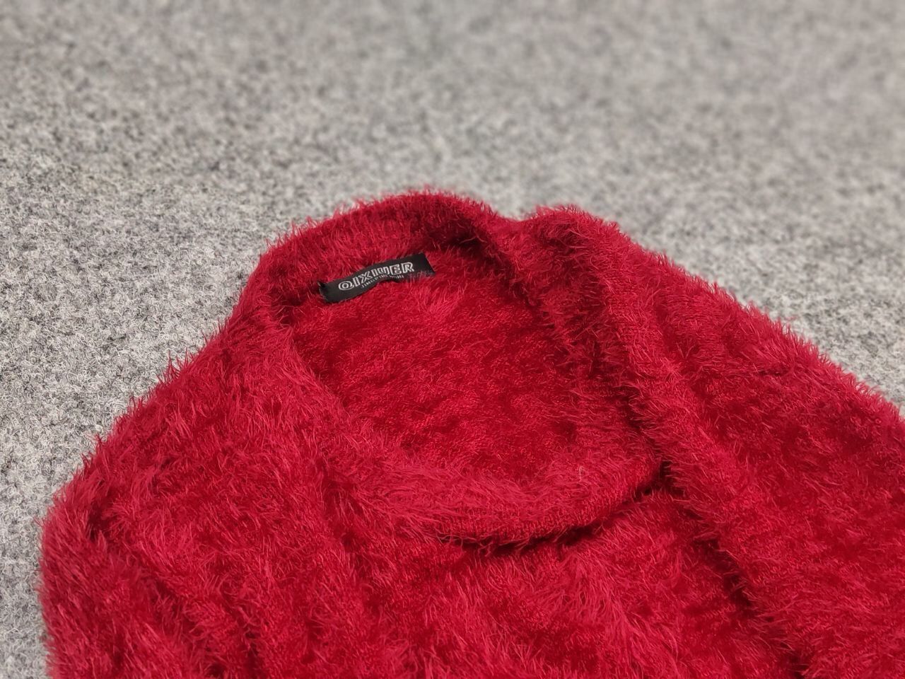 Japanese Brand Vintage Japanese Red Mohair Style Fuzzy Crewneck Sweater Size M / US 6-8 / IT 42-44 - 16 Thumbnail